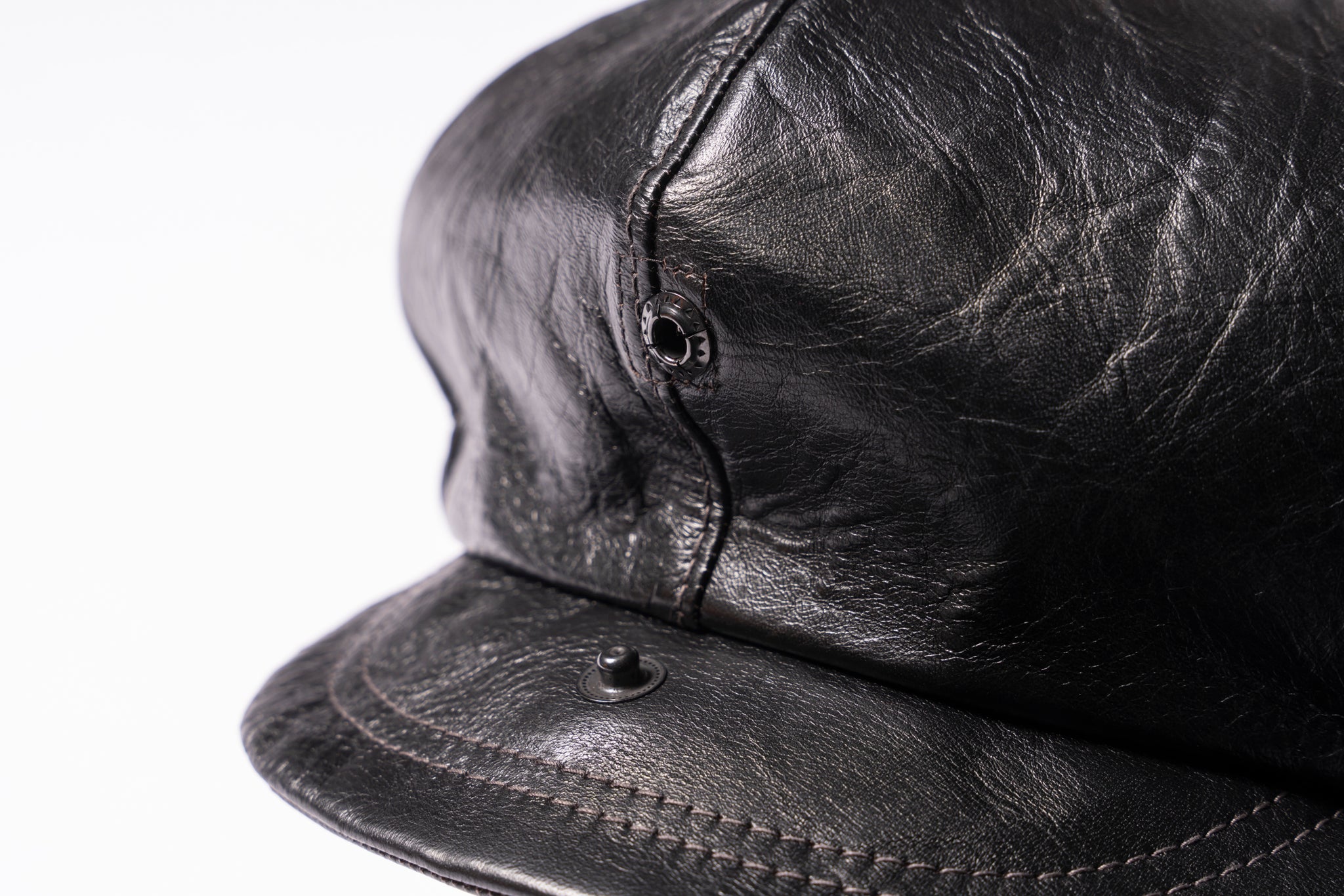 HORSEHIDE NEWSBOY CAP