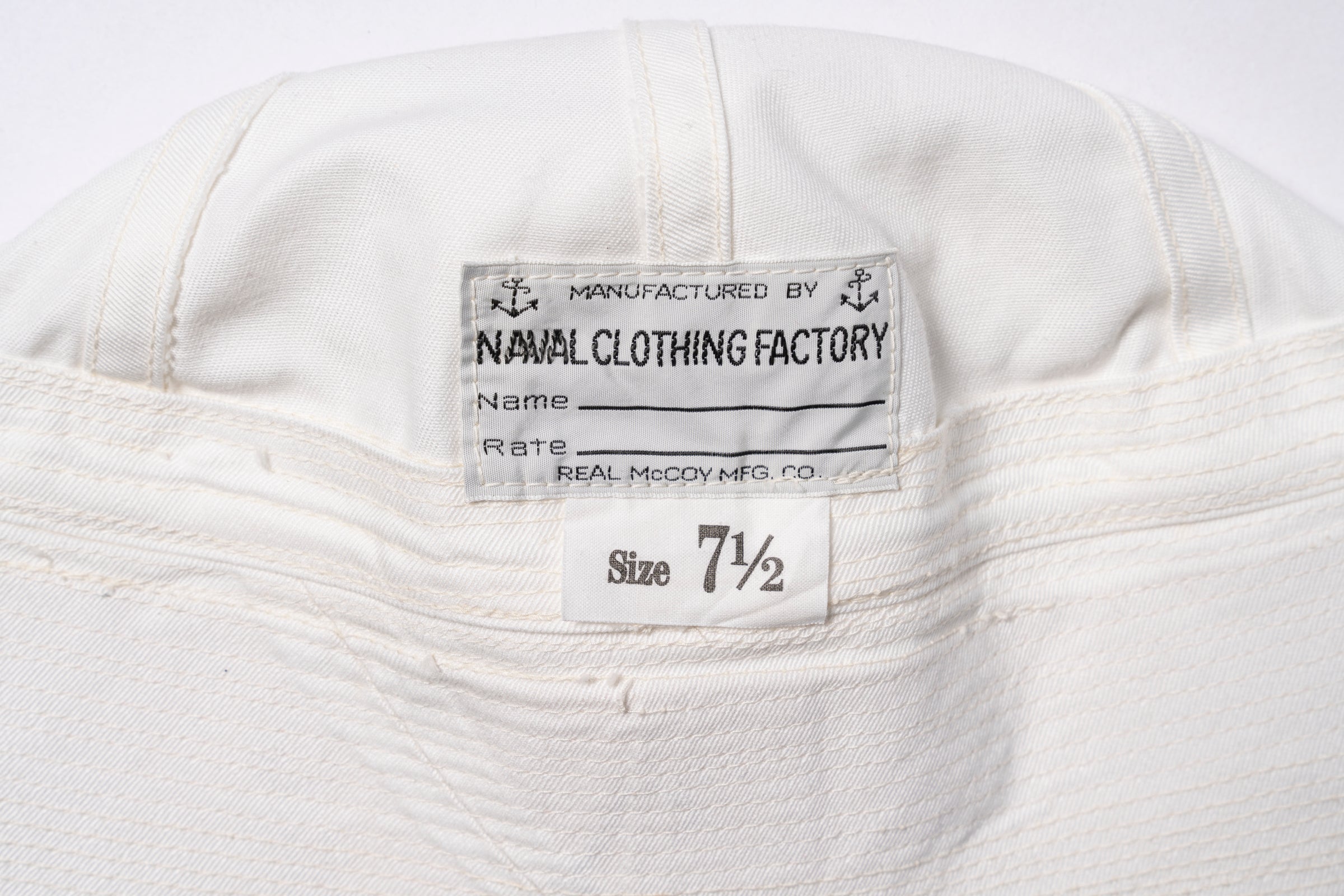 U.S. NAVY WHITE HAT – The Real McCoy's