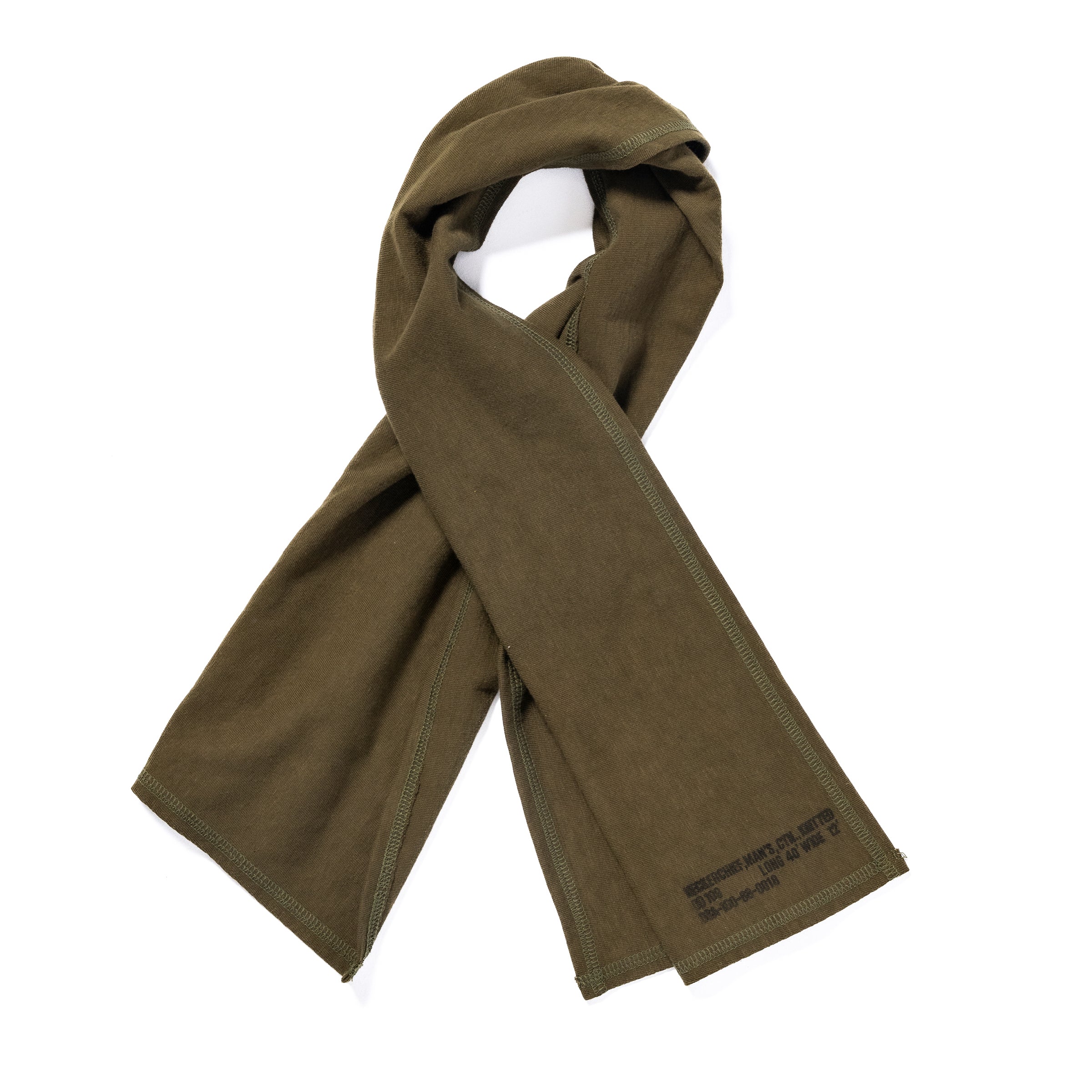 ザリアルマッコイズ SCARF WOOL-KNIT (OLIVE) Wool-Knit Scarf Olive - The Real McCoy's | R&H