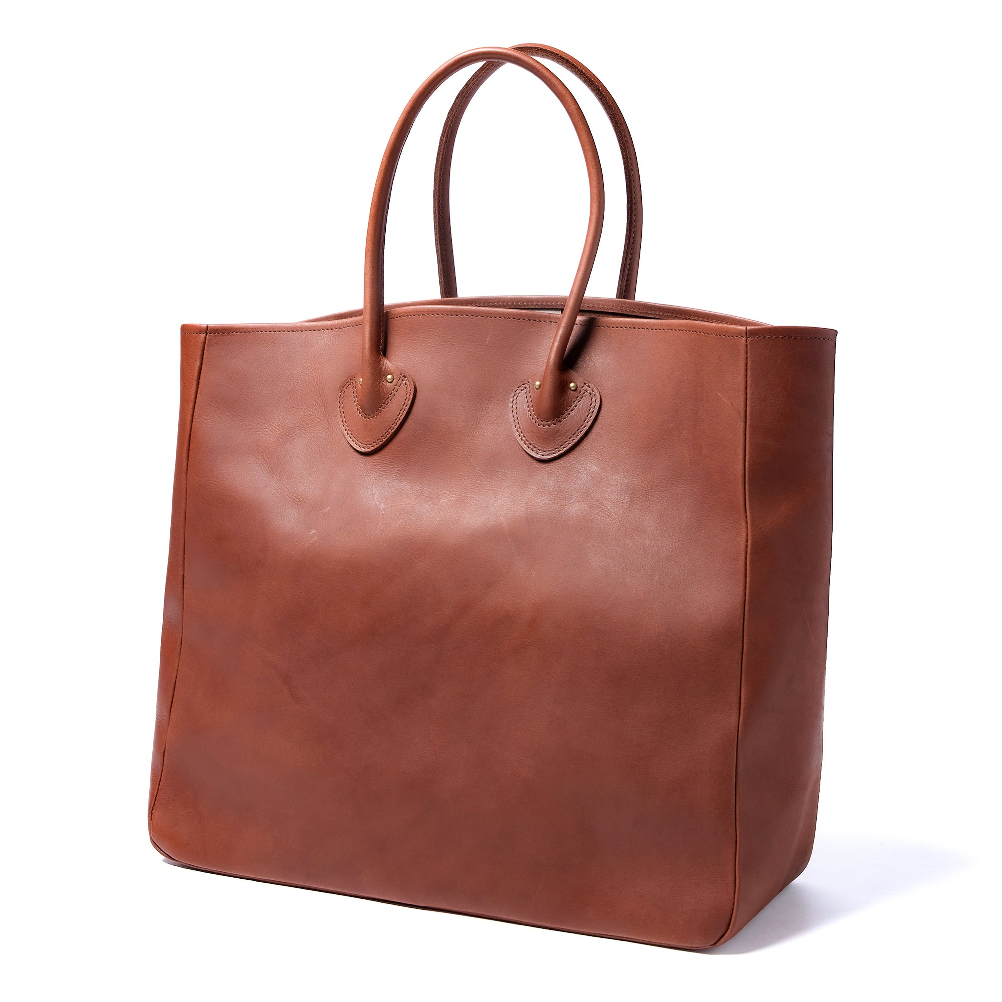 LEATHER TOTE SHOULDER-BAG