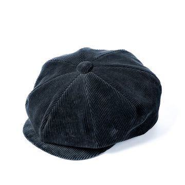 DOUBLE DIAMOND CORDUROY NEWSBOY CAP