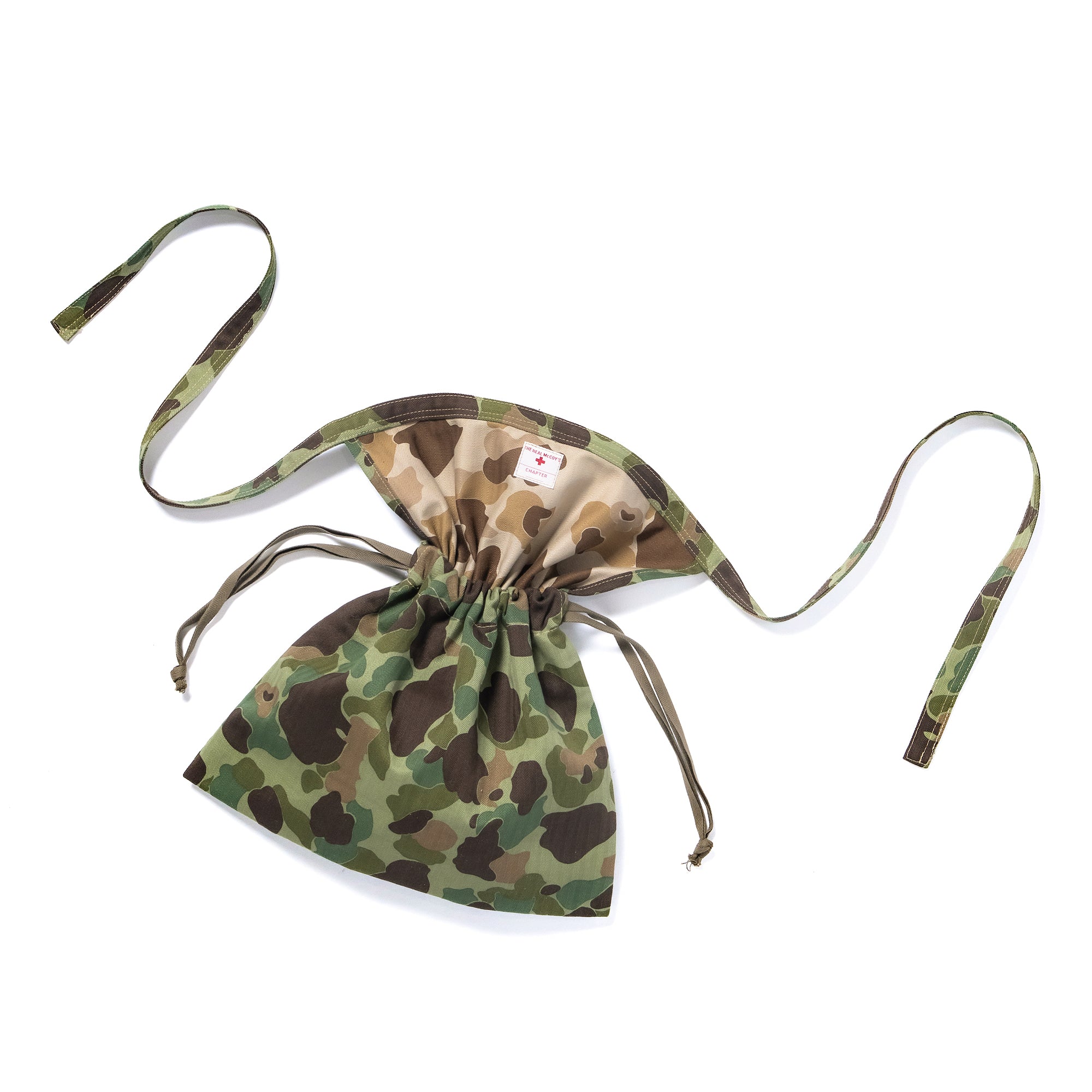 REVERSIBLE FROGSKIN CAMOUFLAGE APRON