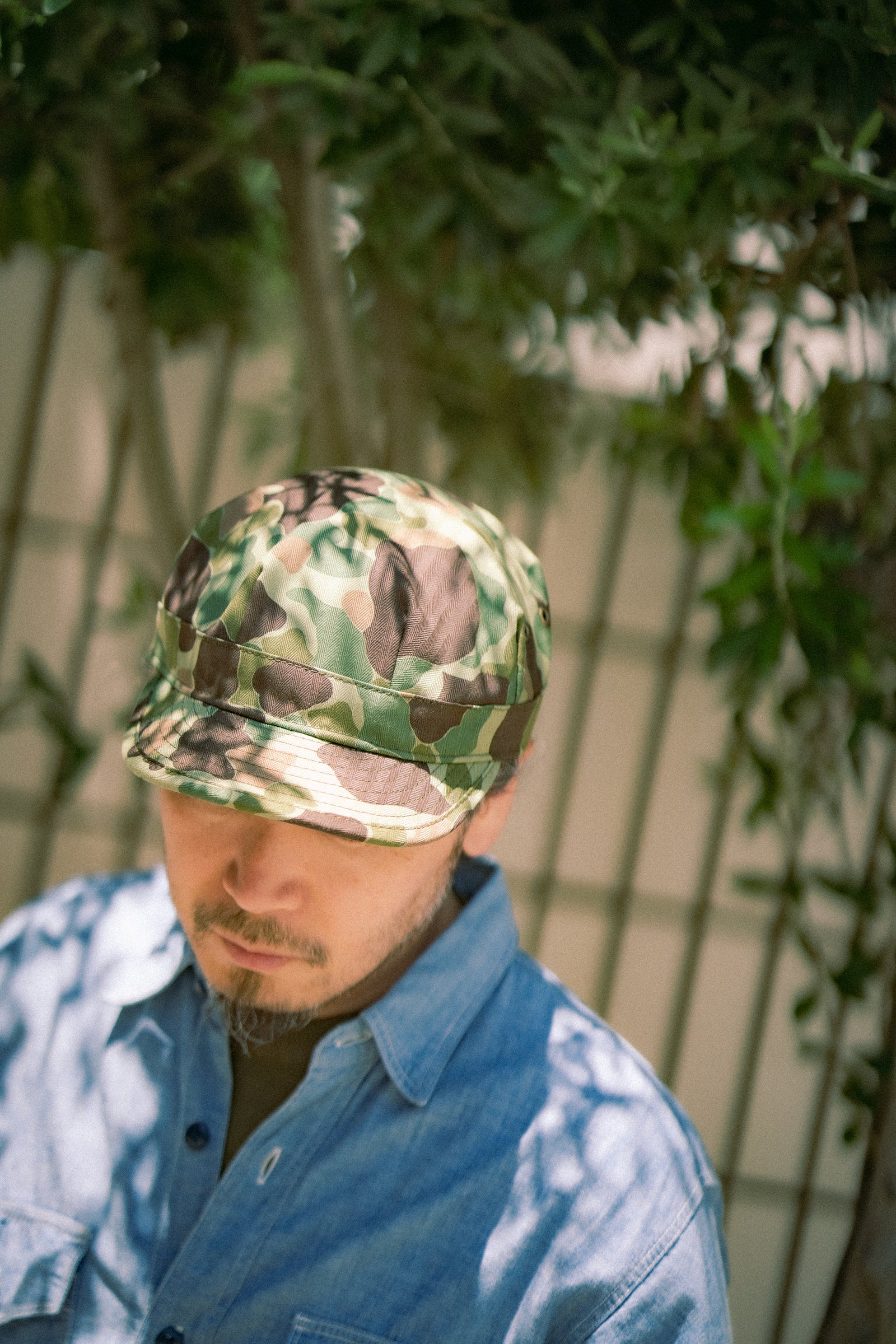 P1944 REVERSIBLE FROGSKIN CAMOUFLAGE CAP Gallery Image 1