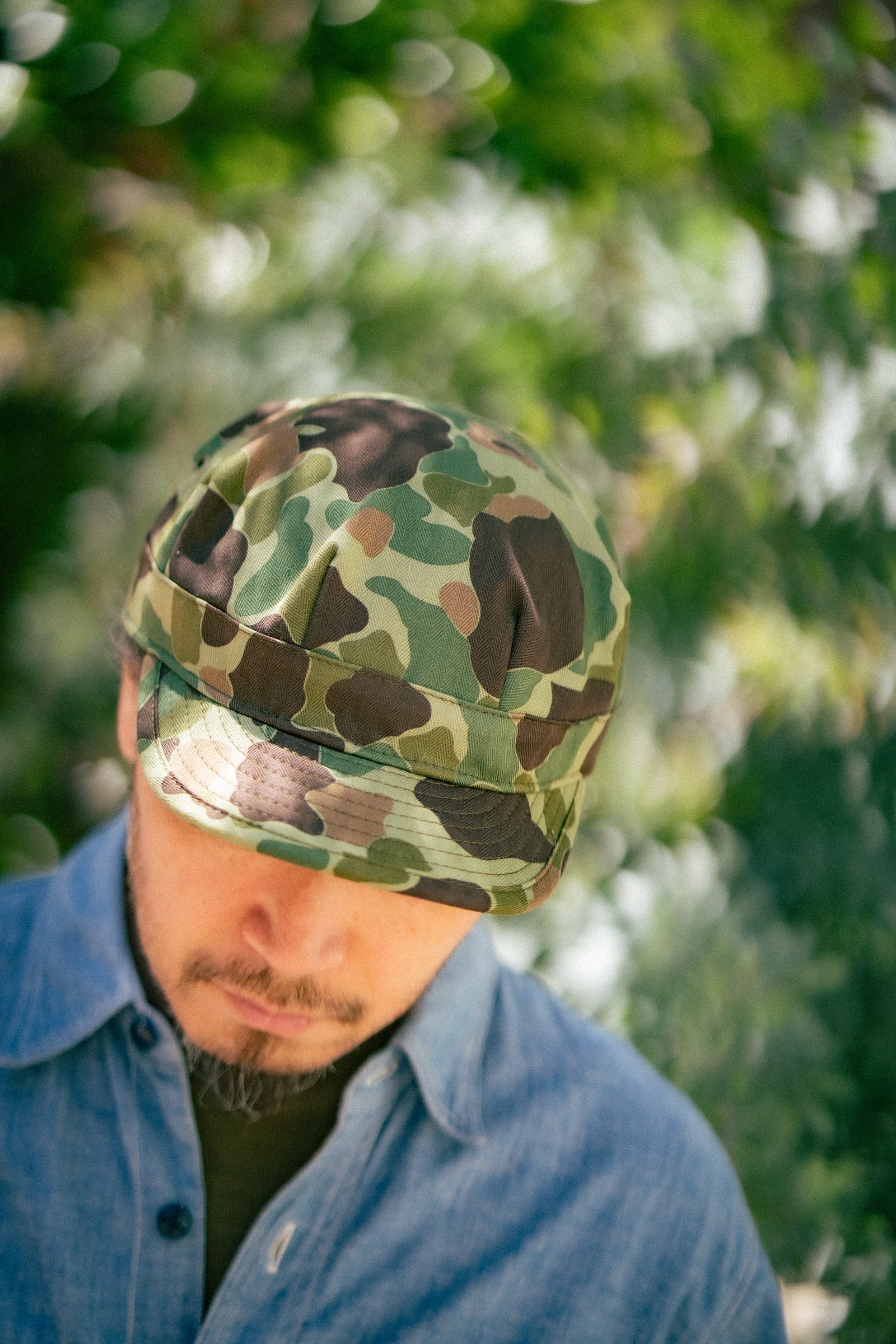 P1944 REVERSIBLE FROGSKIN CAMOUFLAGE CAP Gallery Image 2