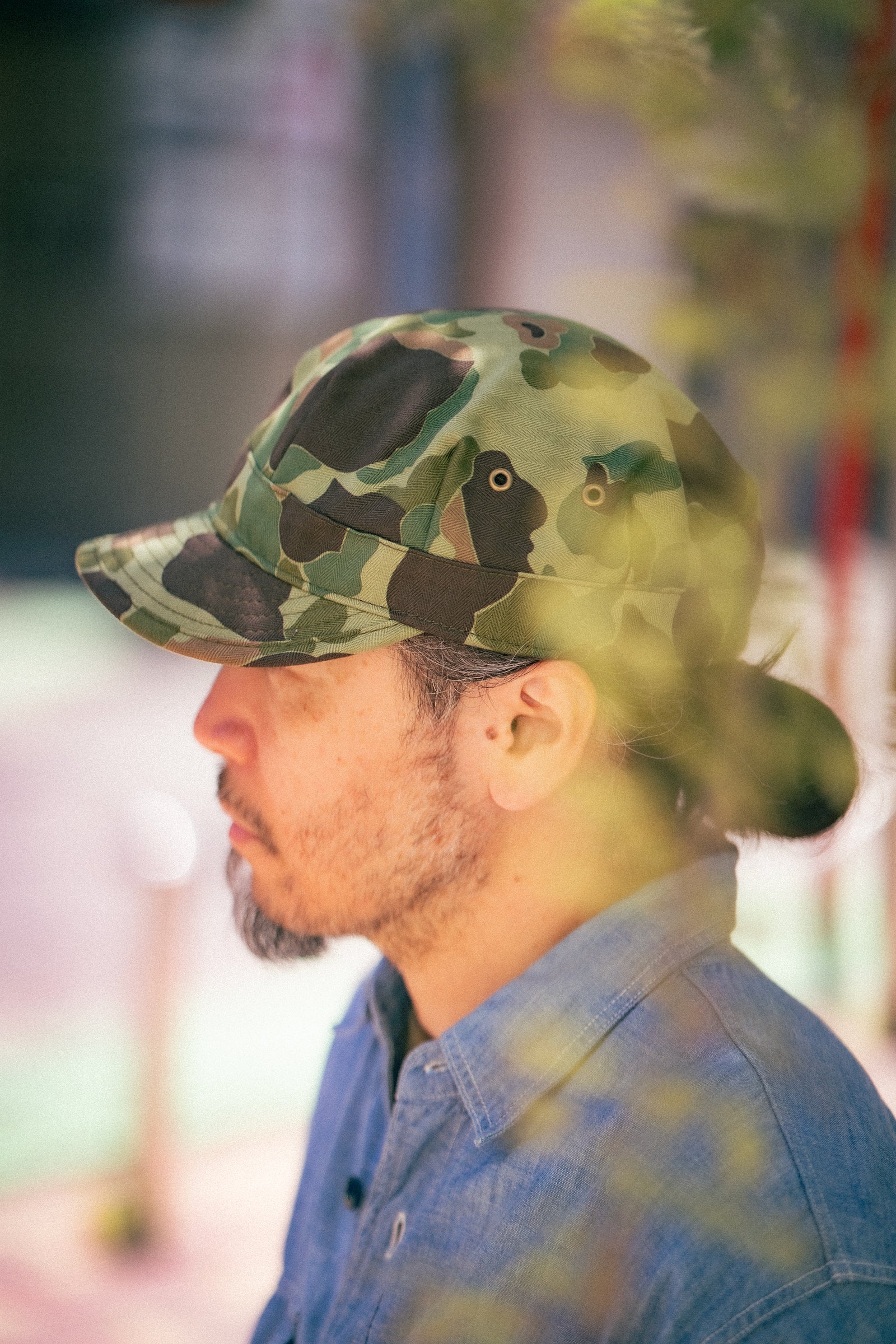 P1944 REVERSIBLE FROGSKIN CAMOUFLAGE CAP Gallery Image 4
