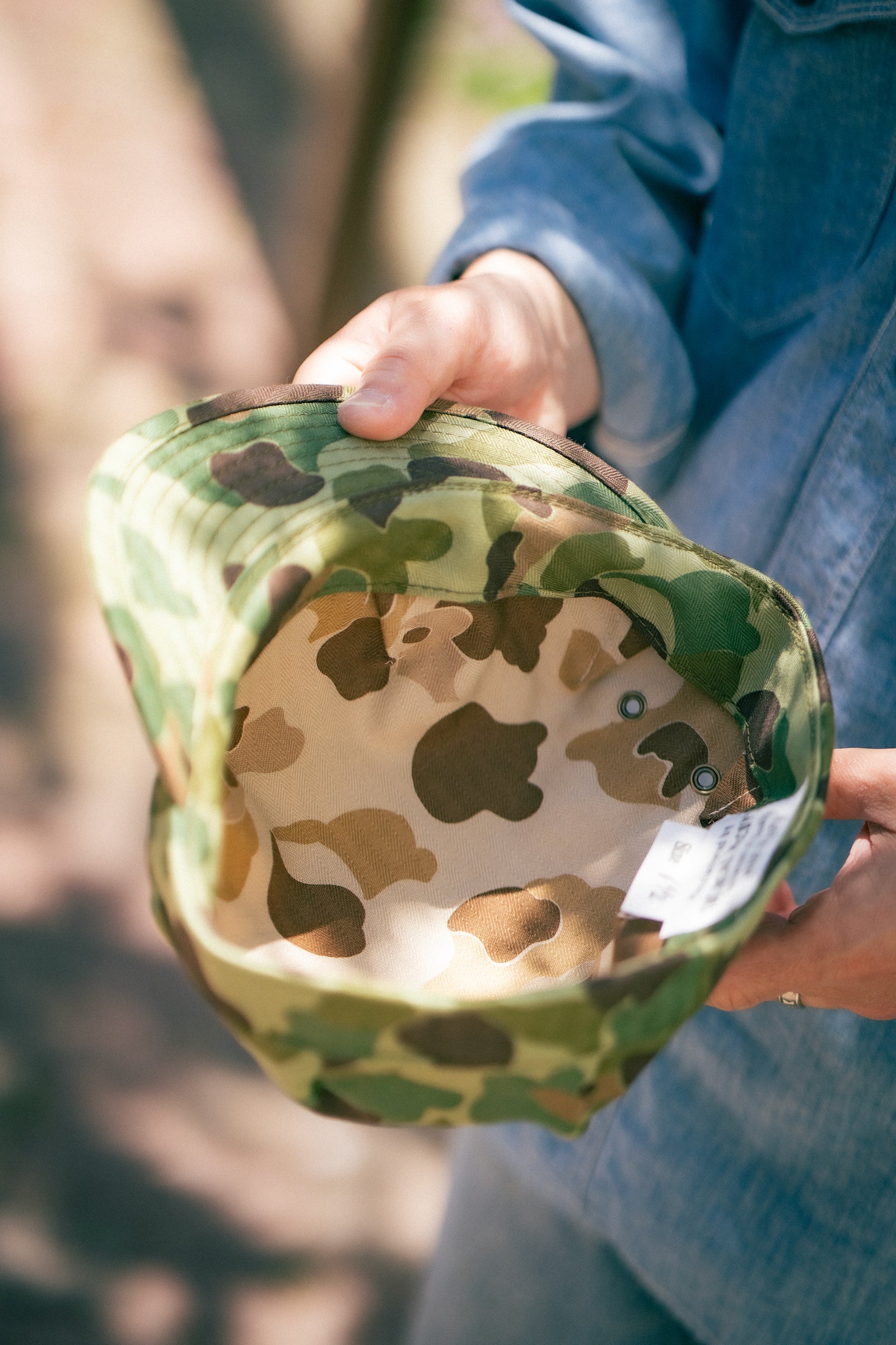 P1944 REVERSIBLE FROGSKIN CAMOUFLAGE CAP Gallery Image 7