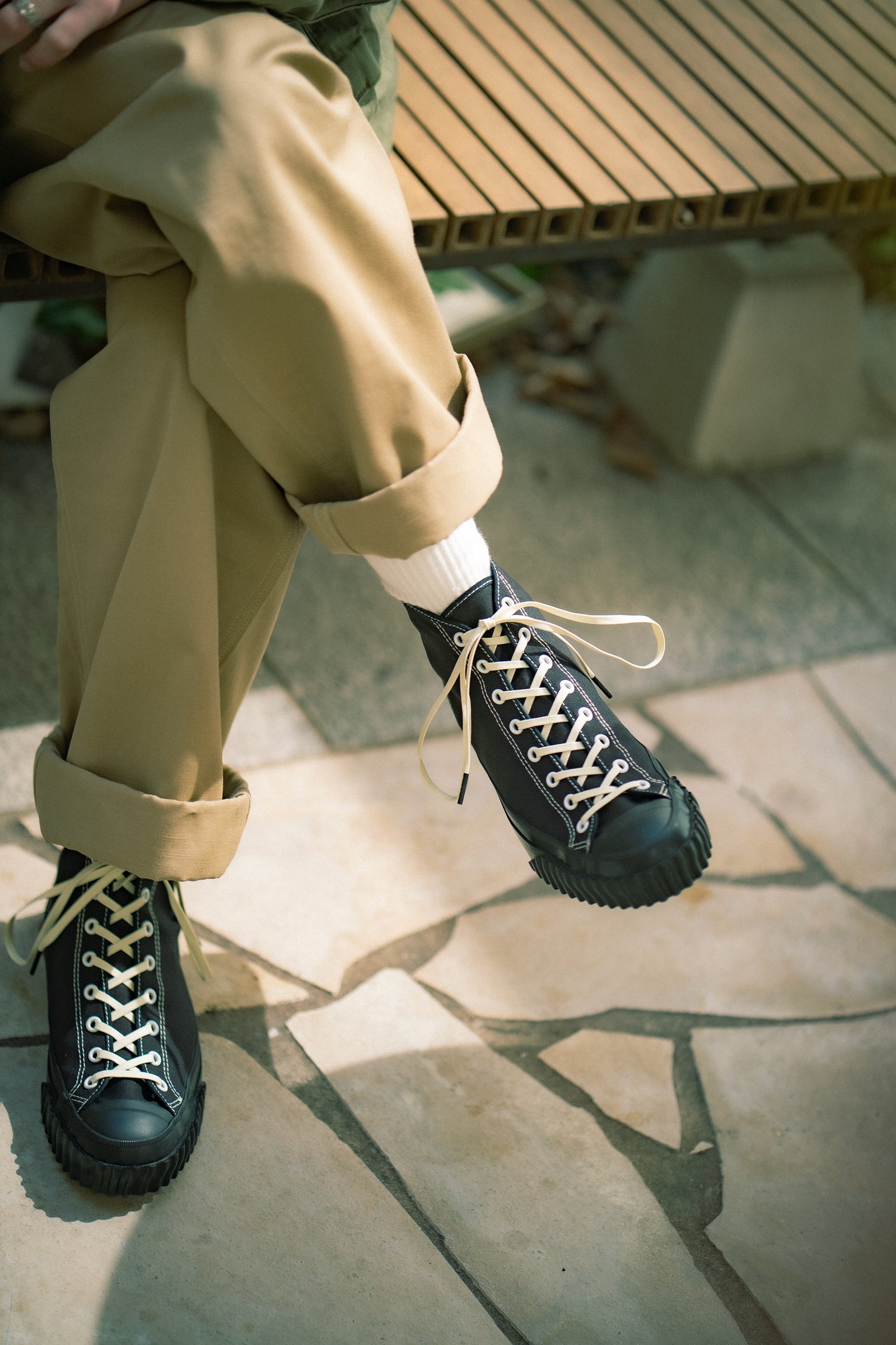 MILITARY CANVAS TRAINING SHOES Gallery Image 5