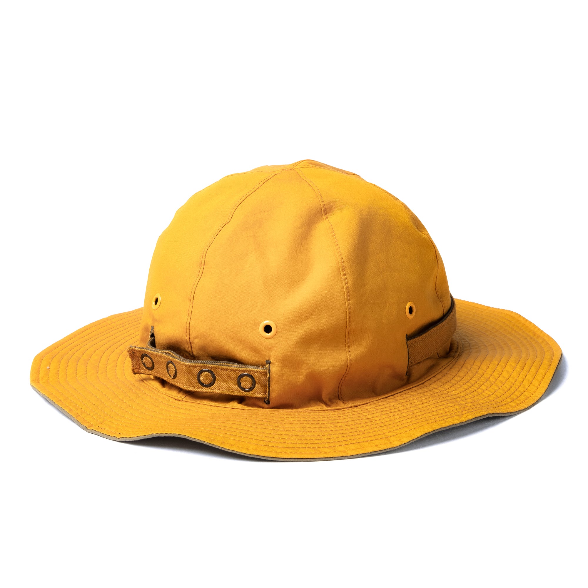 MA26007 REVERSIBLE SUN HAT WITH ADJUSTABLE BAND - Yellow Side