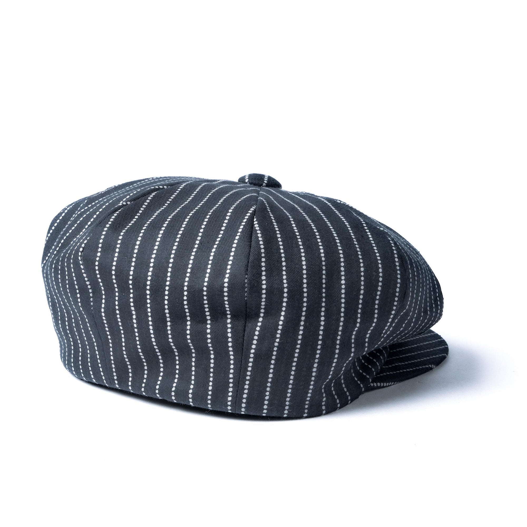 BLACK WABASH NEWSBOY CAP