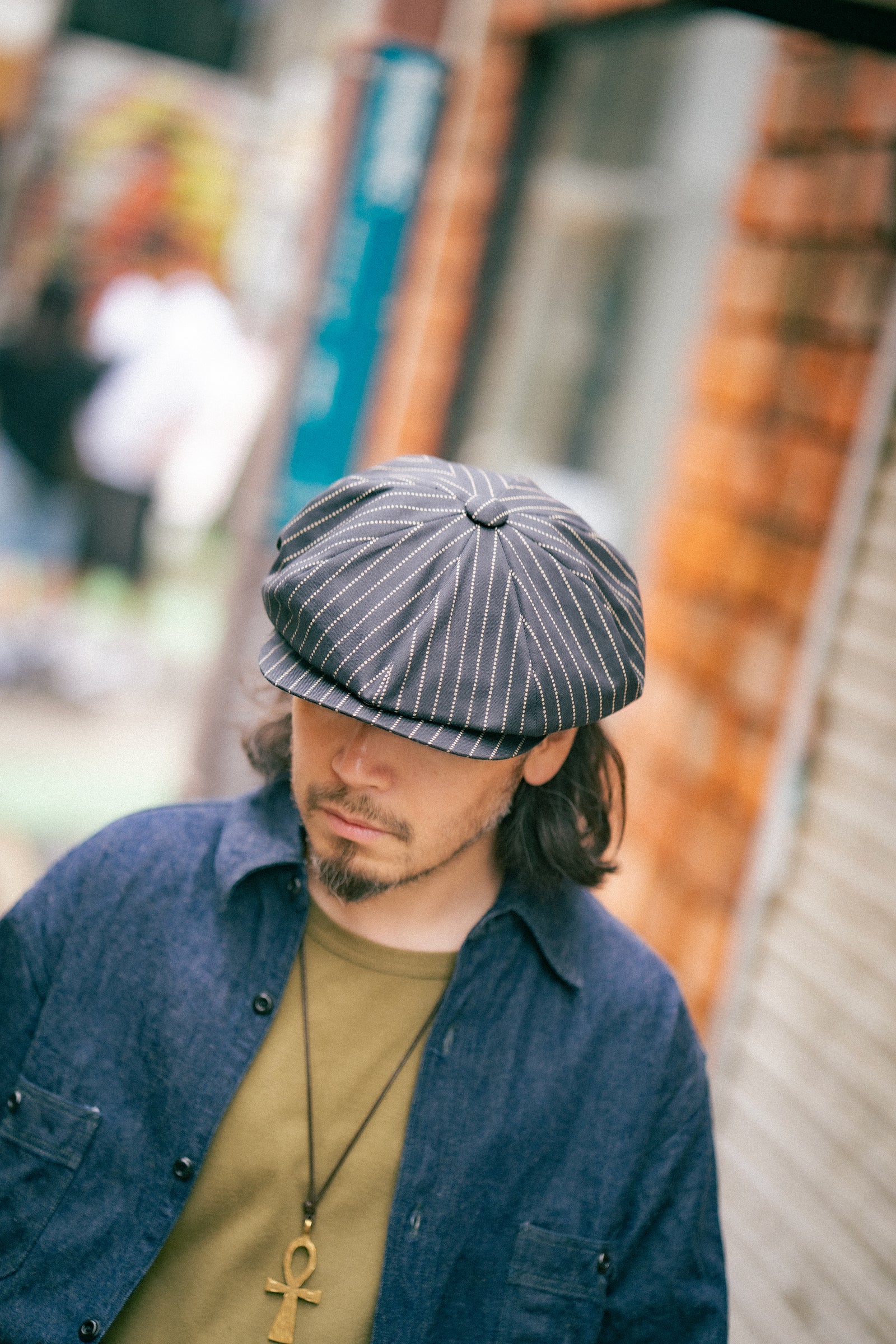 BLACK WABASH NEWSBOY CAP Gallery Image 3