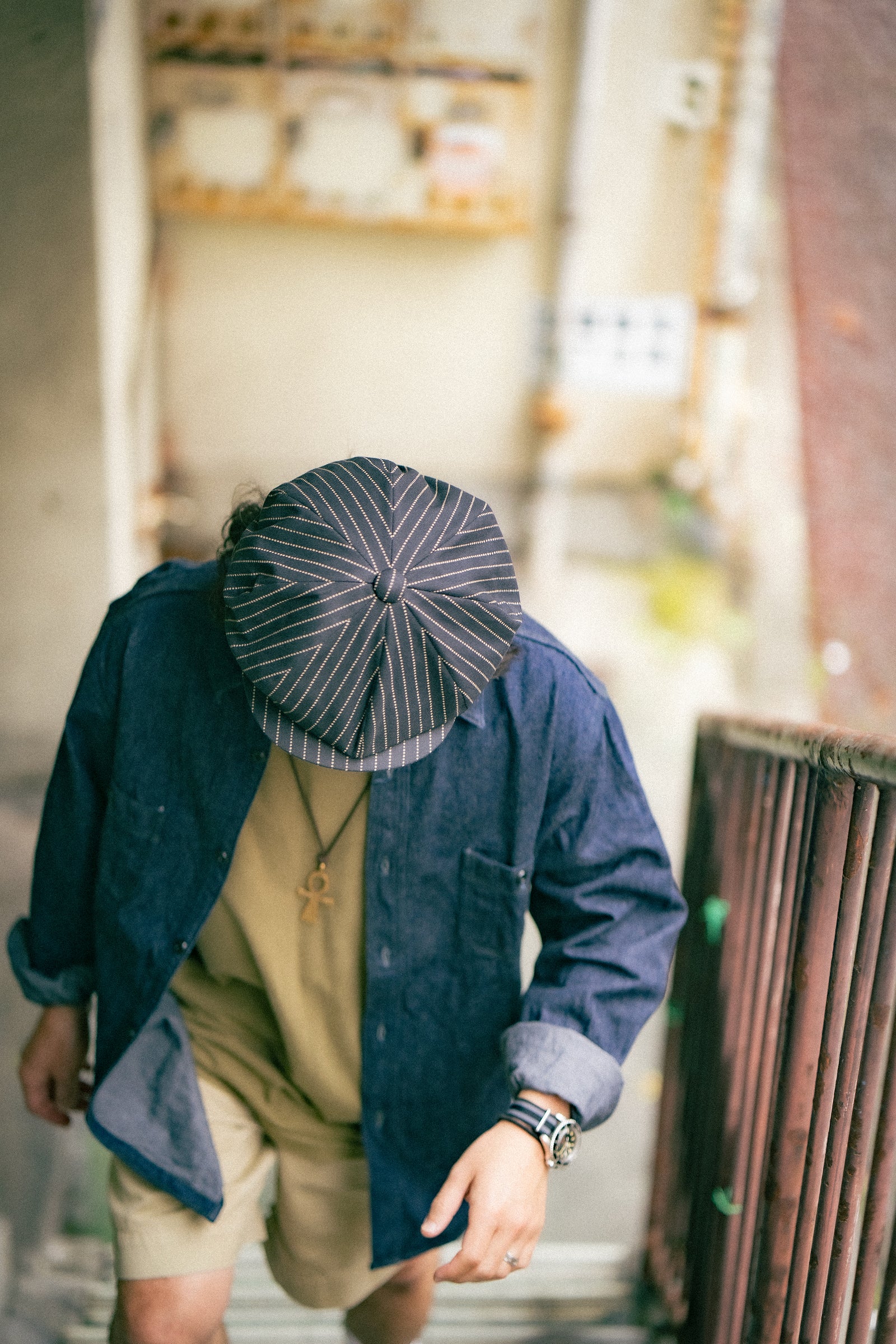 BLACK WABASH NEWSBOY CAP Gallery Image 4