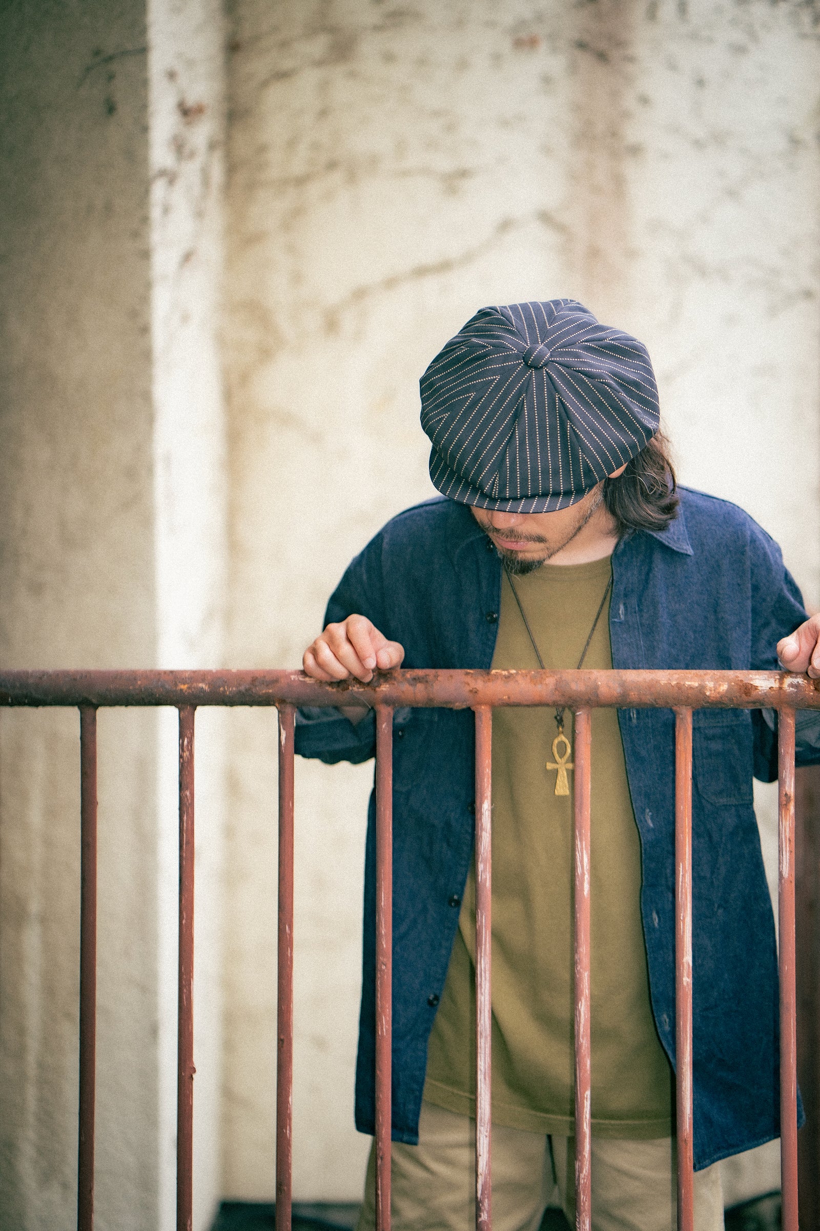 BLACK WABASH NEWSBOY CAP Gallery Image 6