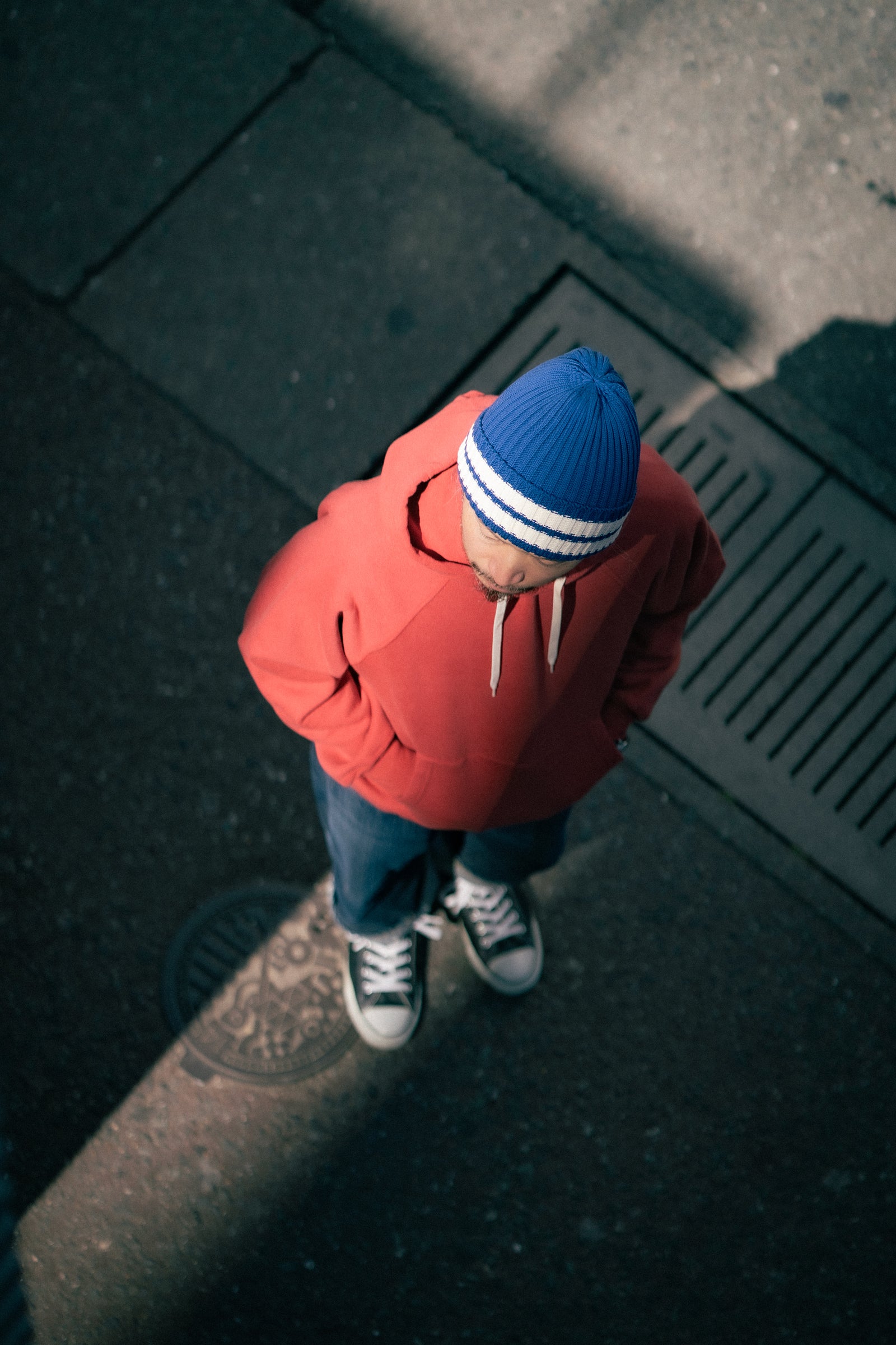 STRIPED COTTON KNIT CAP Gallery Image 2
