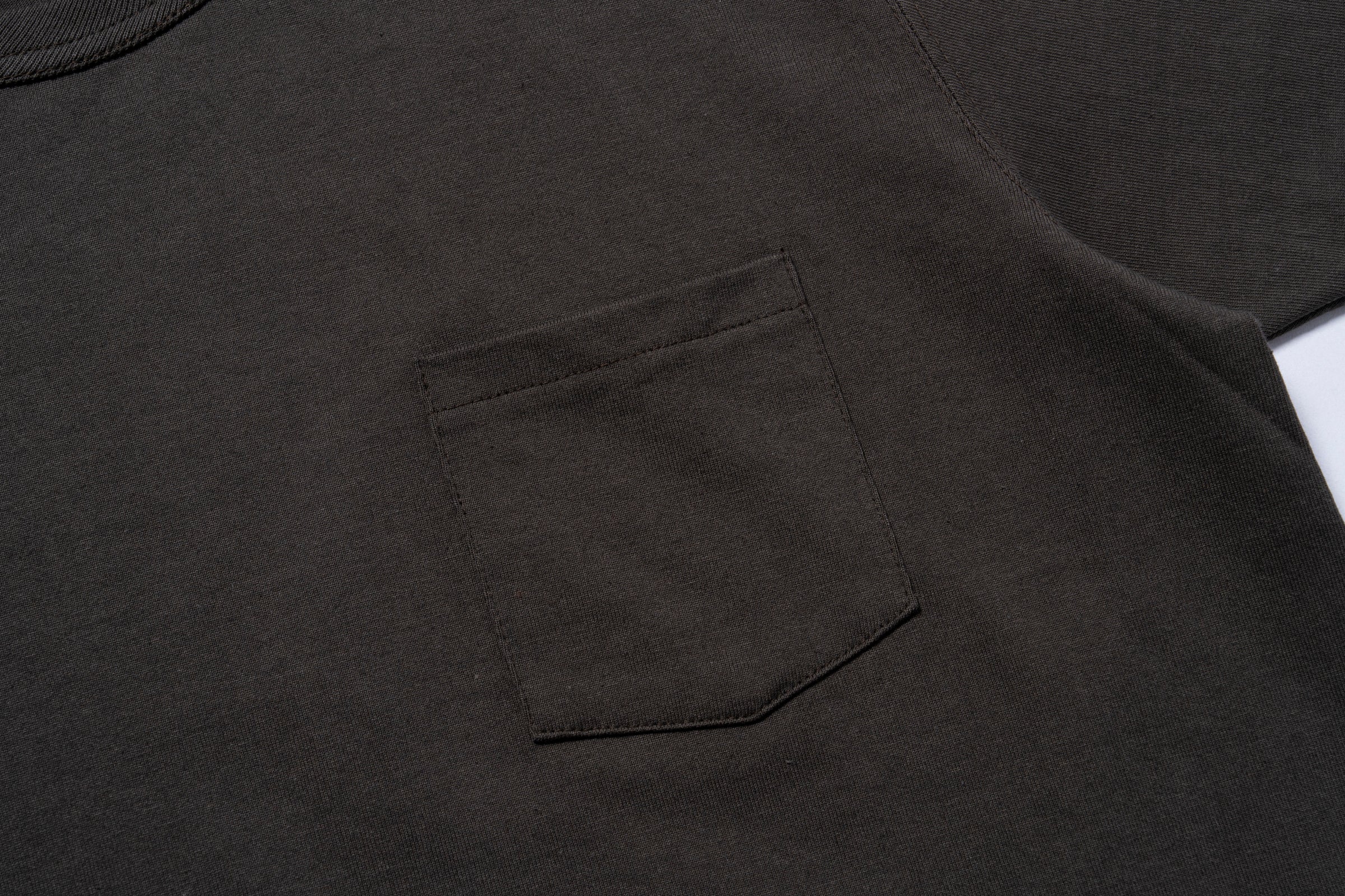 POCKET TEE- CHARCOAL – The Real McCoy's