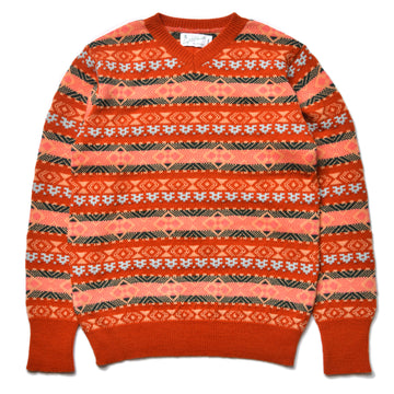 FAIR ISLE CREW NECK SWEATER