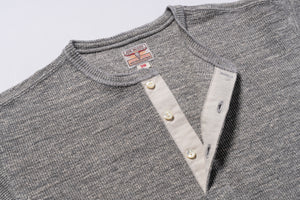 WESTERN CARDIGAN STITCH HENLEY SHIRT