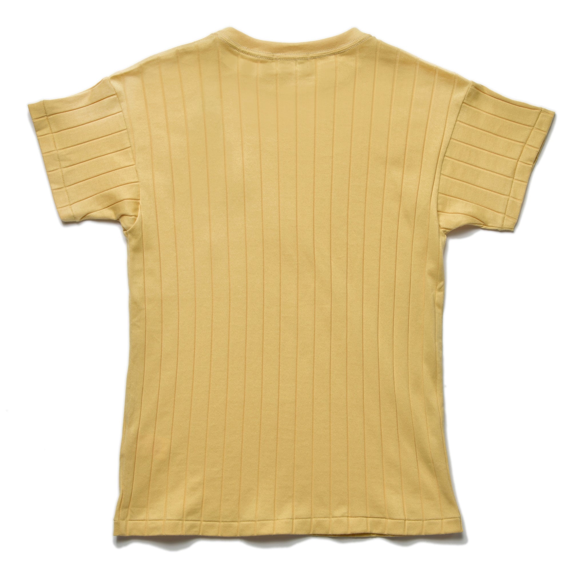 COTTON RIBBED POCKET TEE