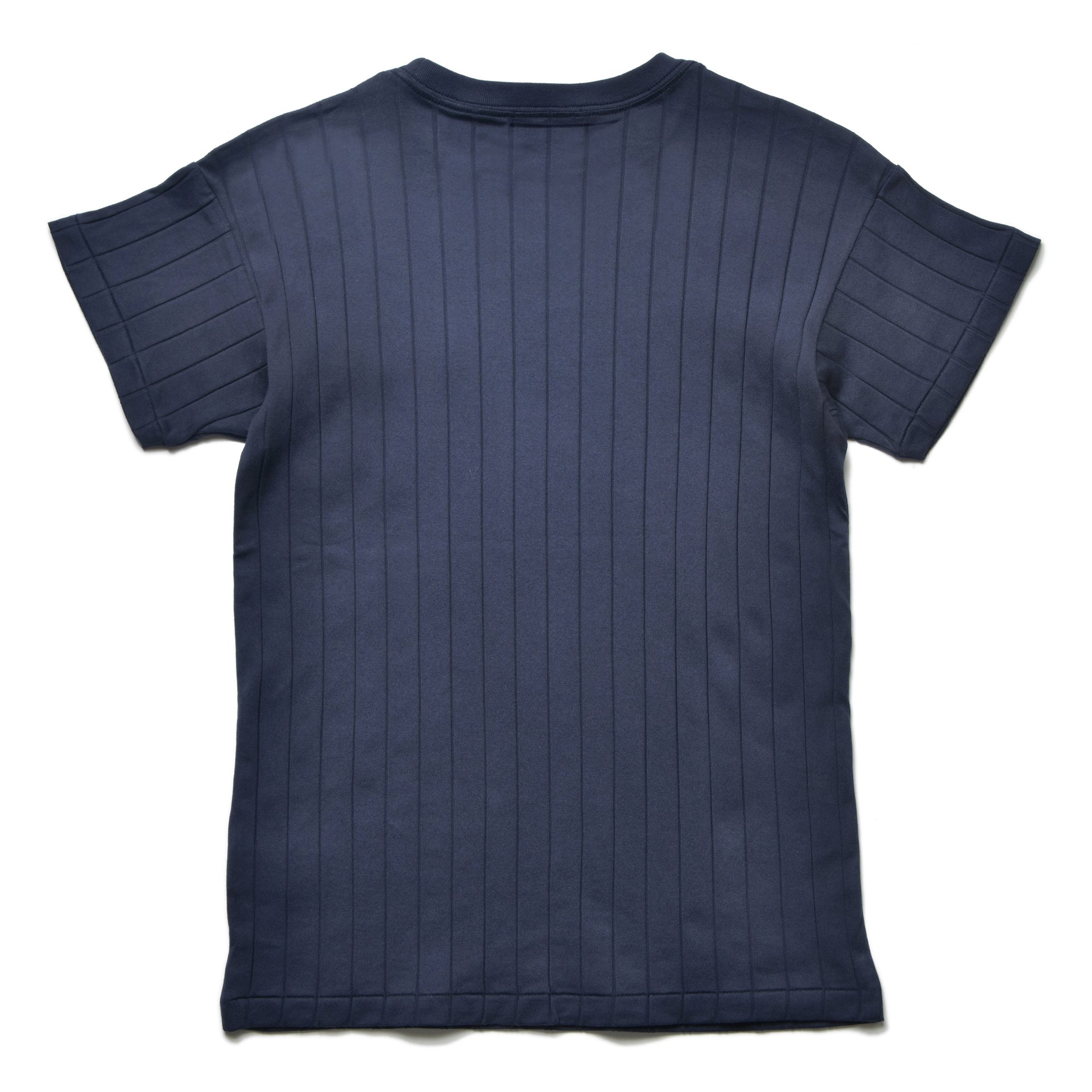 COTTON RIBBED POCKET TEE