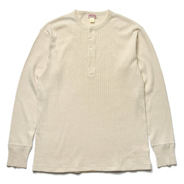 DOUBLE DIAMOND EYELET HENLEY UNDERSHIRT