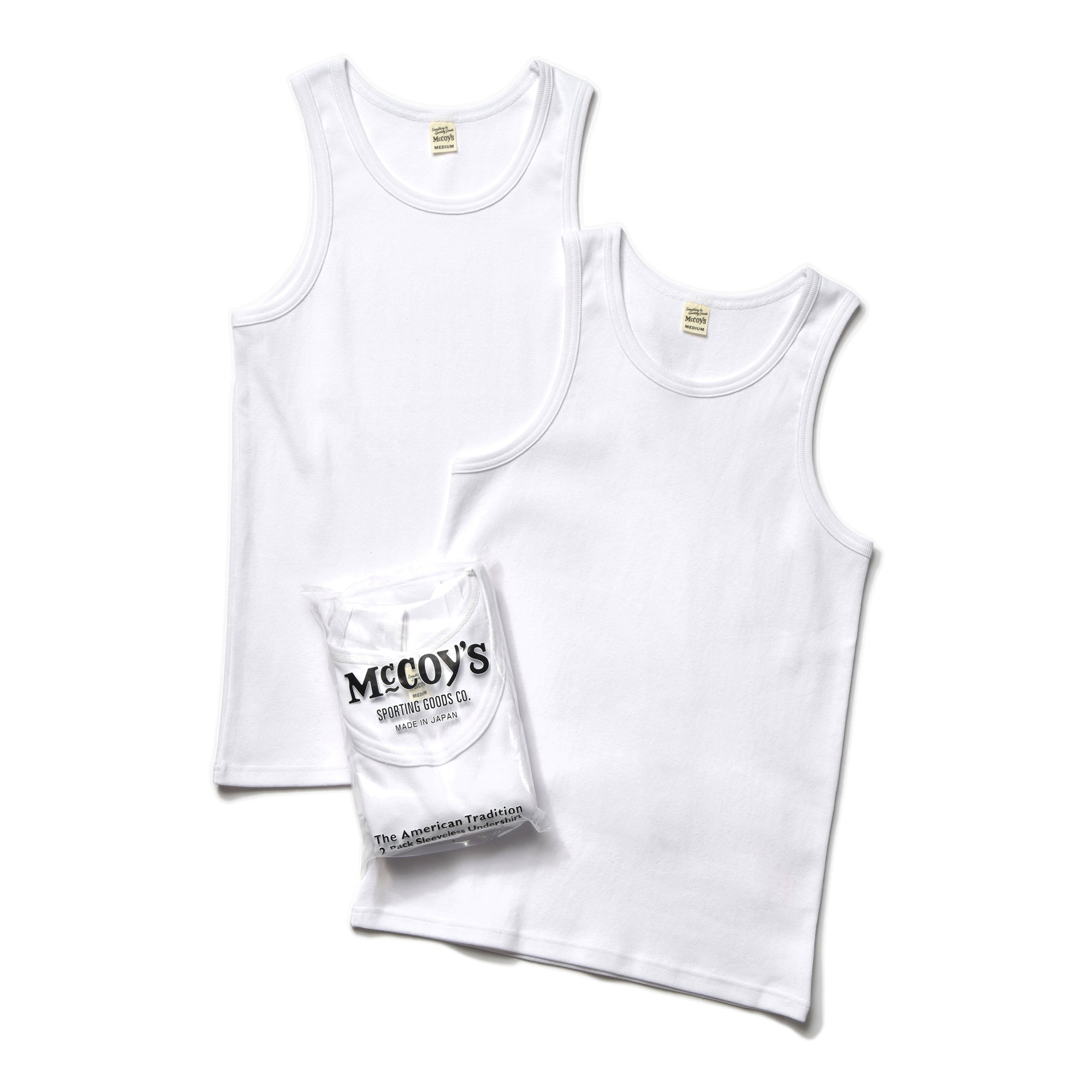 McCOY'S 2pcs PACK UNDERSHIRT