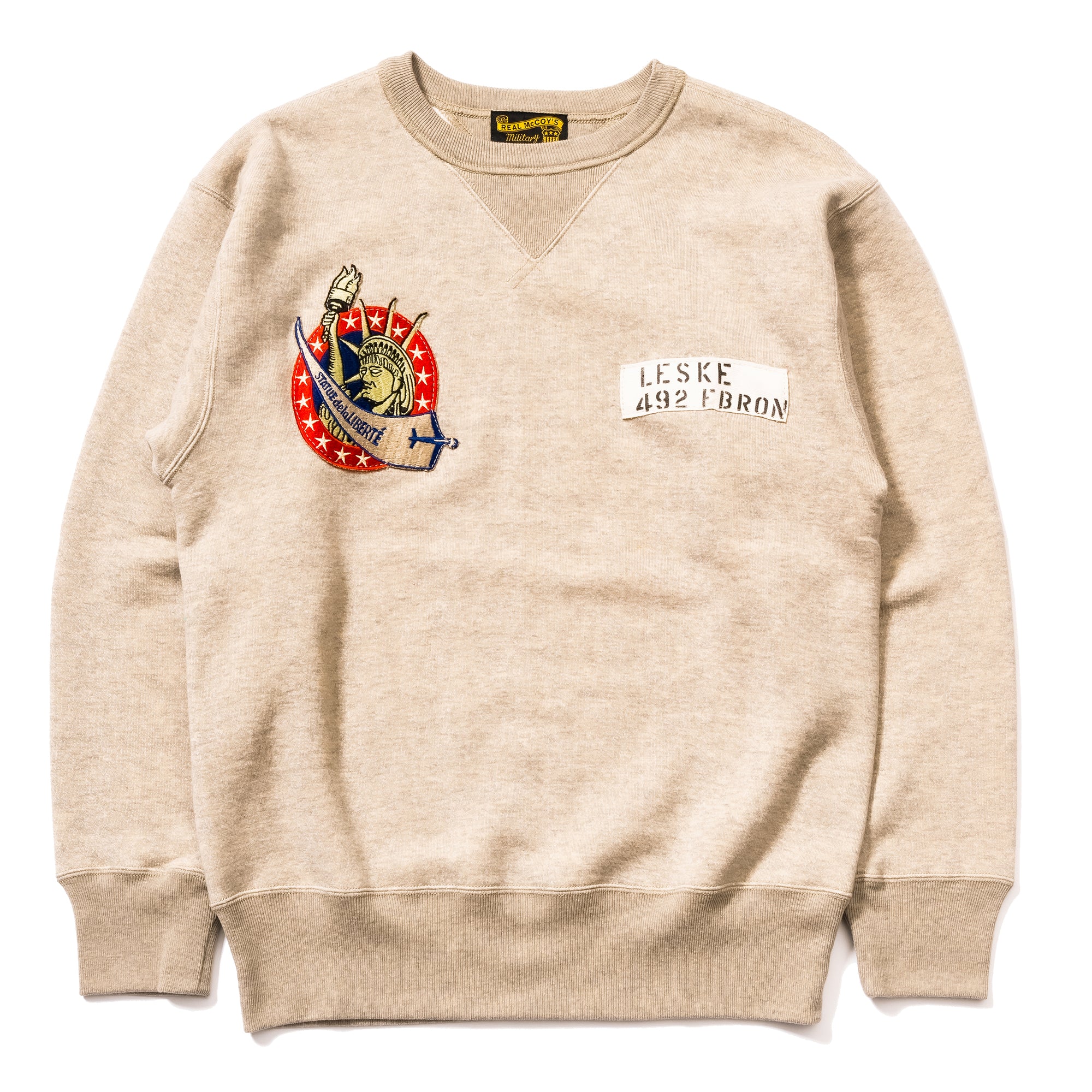 MILITARY PRINT SWEATSHIRT / STATUE de la LIBERTÉ