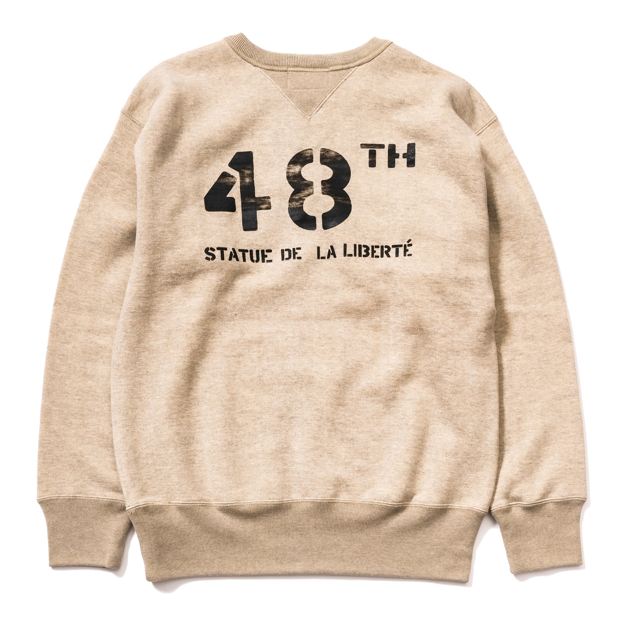 MILITARY PRINT SWEATSHIRT / STATUE de la LIBERTÉ