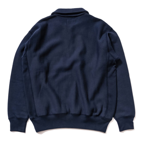 MILITARY 1/4 ZIP SWEATSHIRT / USAFA - NAVY / L