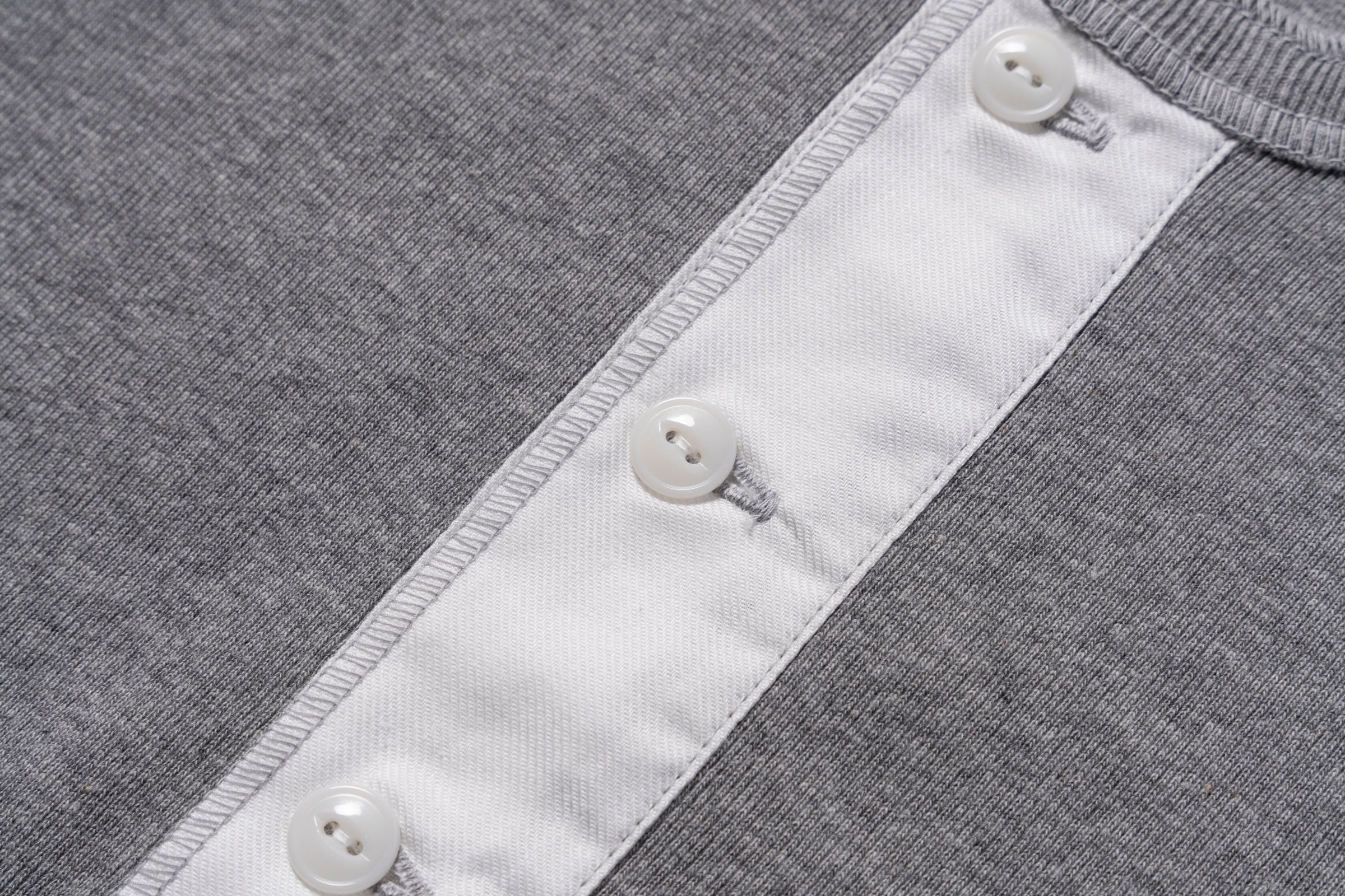 UNION HENLEY UNDERSHIRT L/S – The Real McCoy's