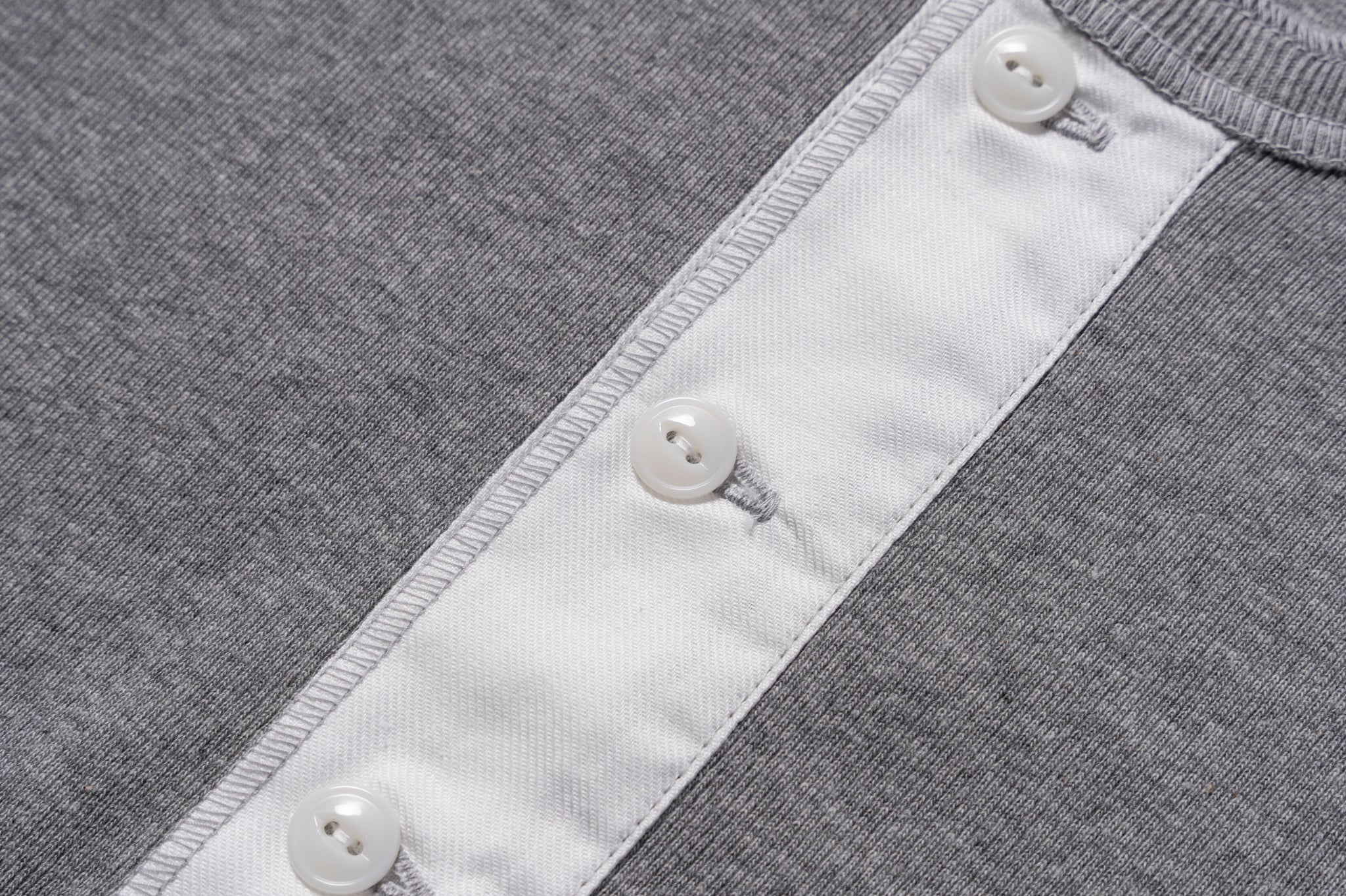 UNION HENLEY UNDERSHIRT L/S