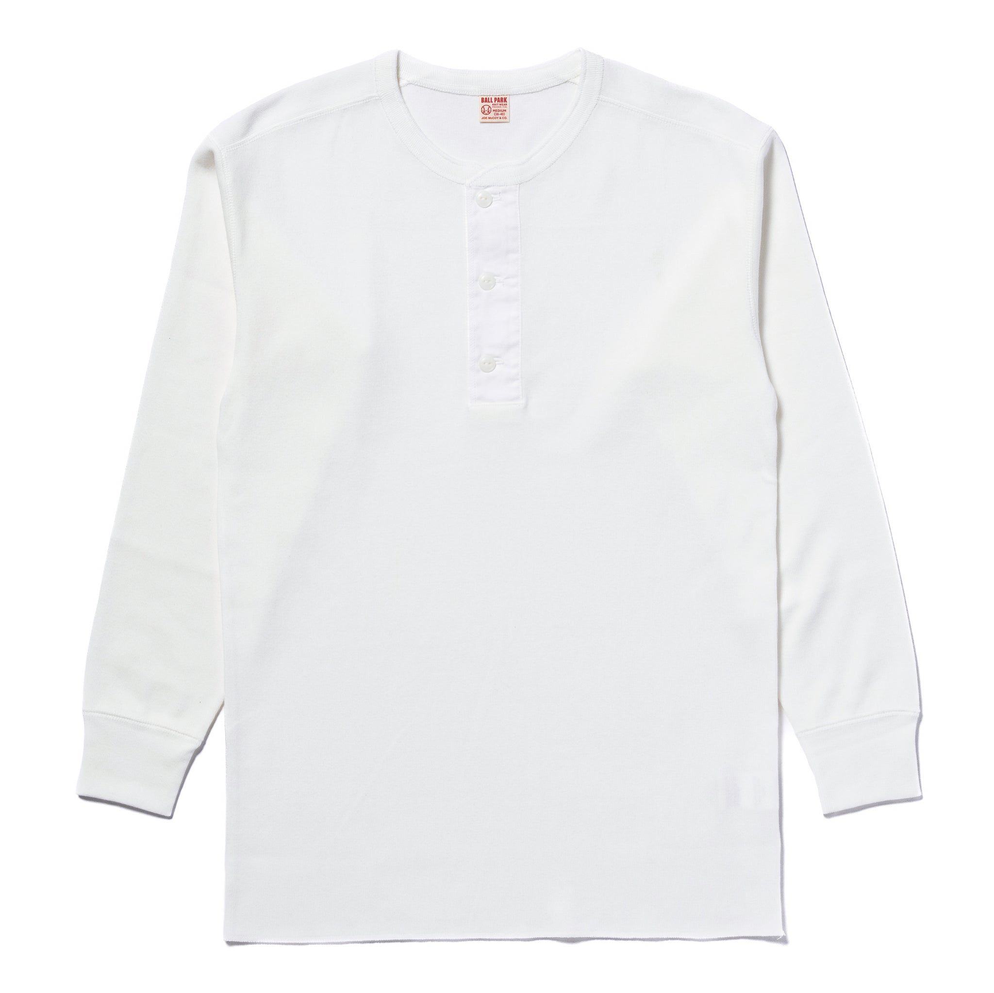 UNION HENLEY UNDERSHIRT L/S