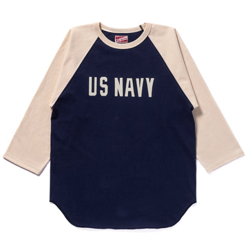 MILITARY BASEBALL TEE / NAVY