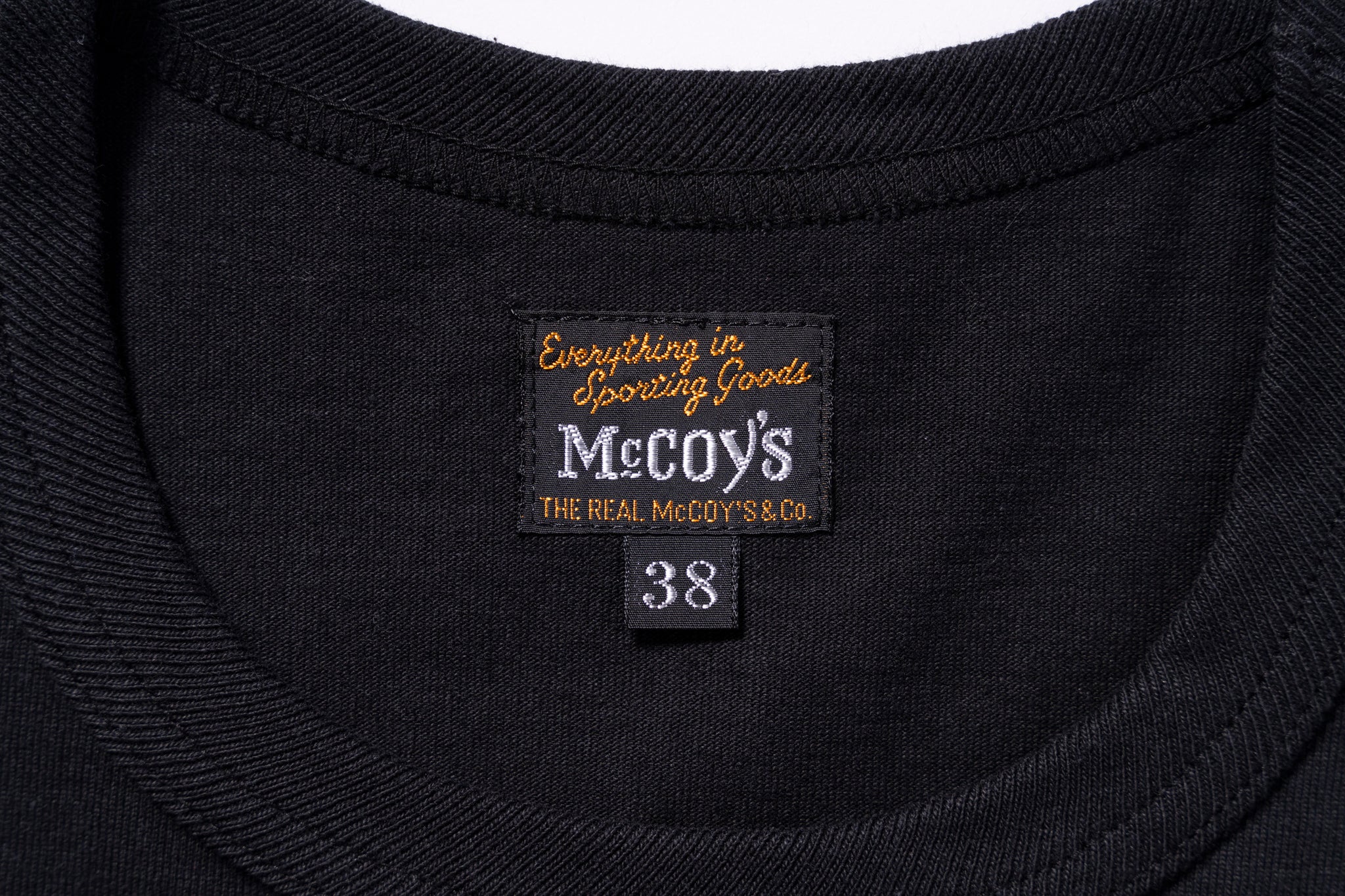 THE REAL McCOY'S LOGO TEE S/S