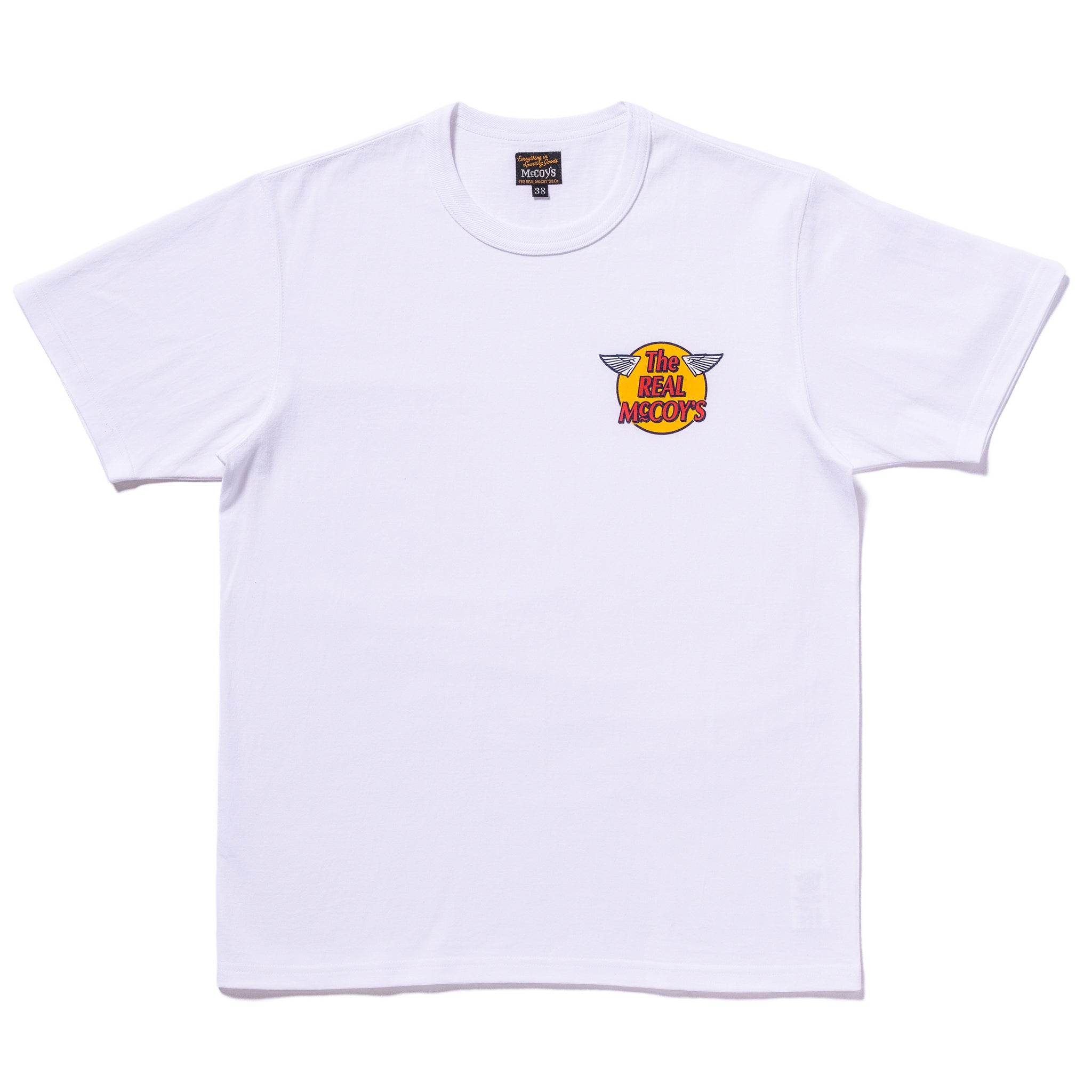 THE REAL McCOY'S LOGO TEE S/S