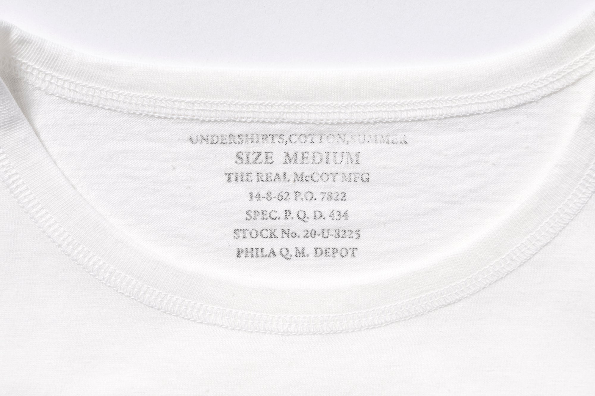 UNDERSHIRT, COTTON, SUMMER