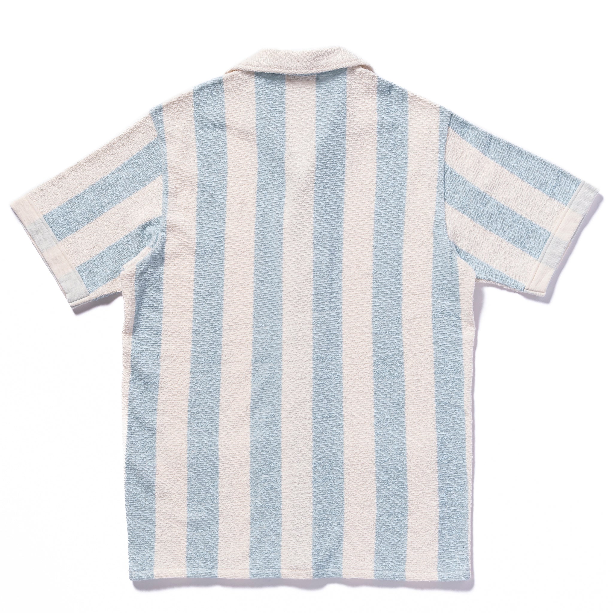 STRIPE COTTON PILE BEACH SHIRT