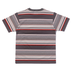 JACQUARD KNIT STRIPE TEE