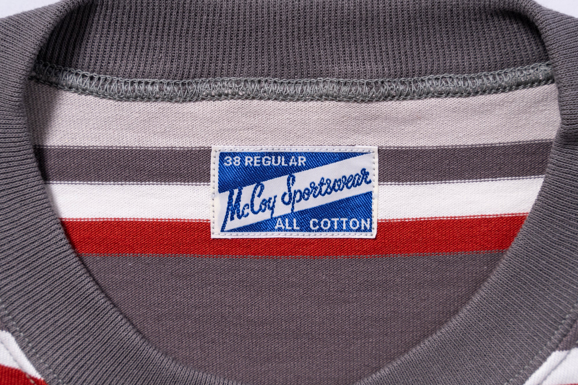 JACQUARD KNIT STRIPE TEE