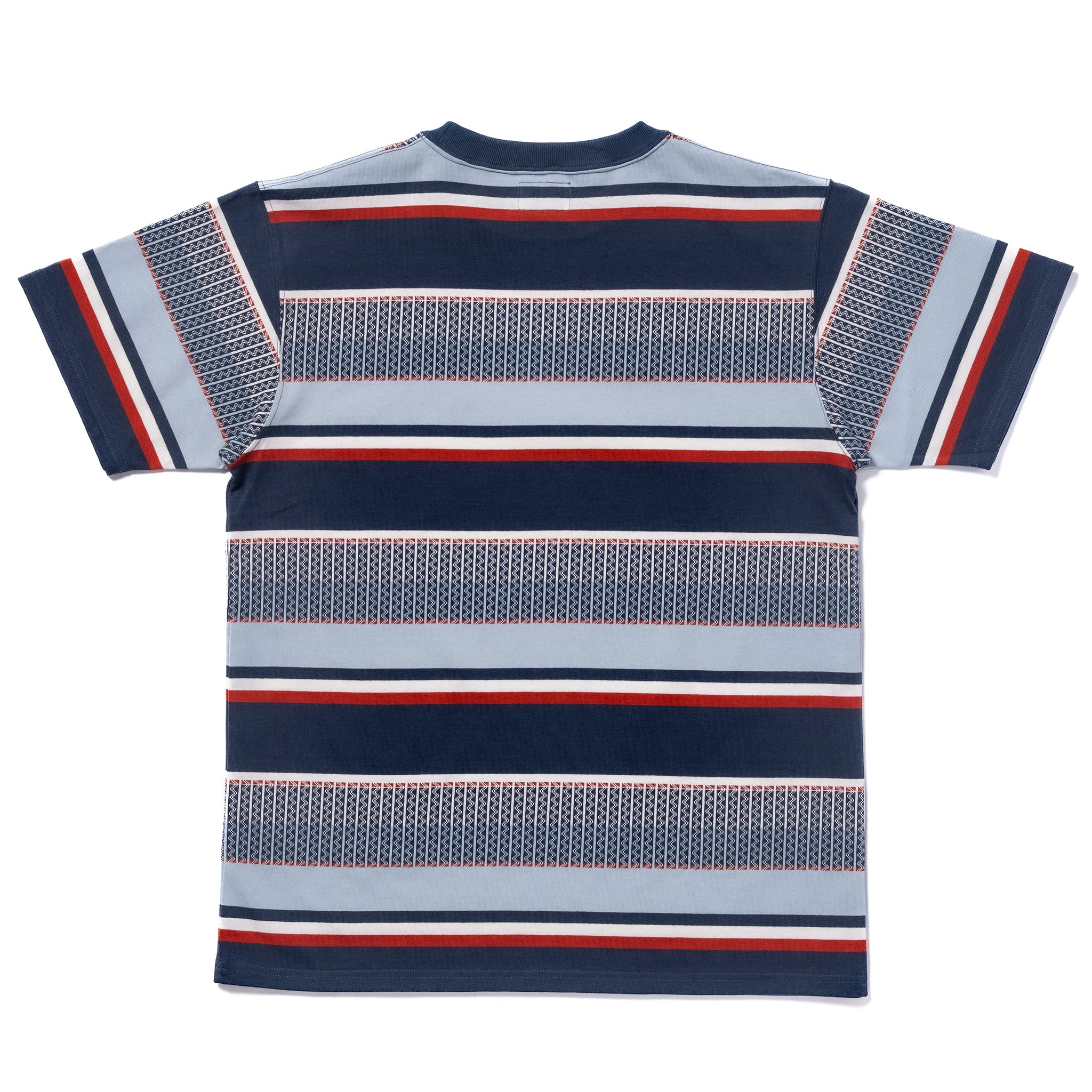 JACQUARD KNIT STRIPE TEE