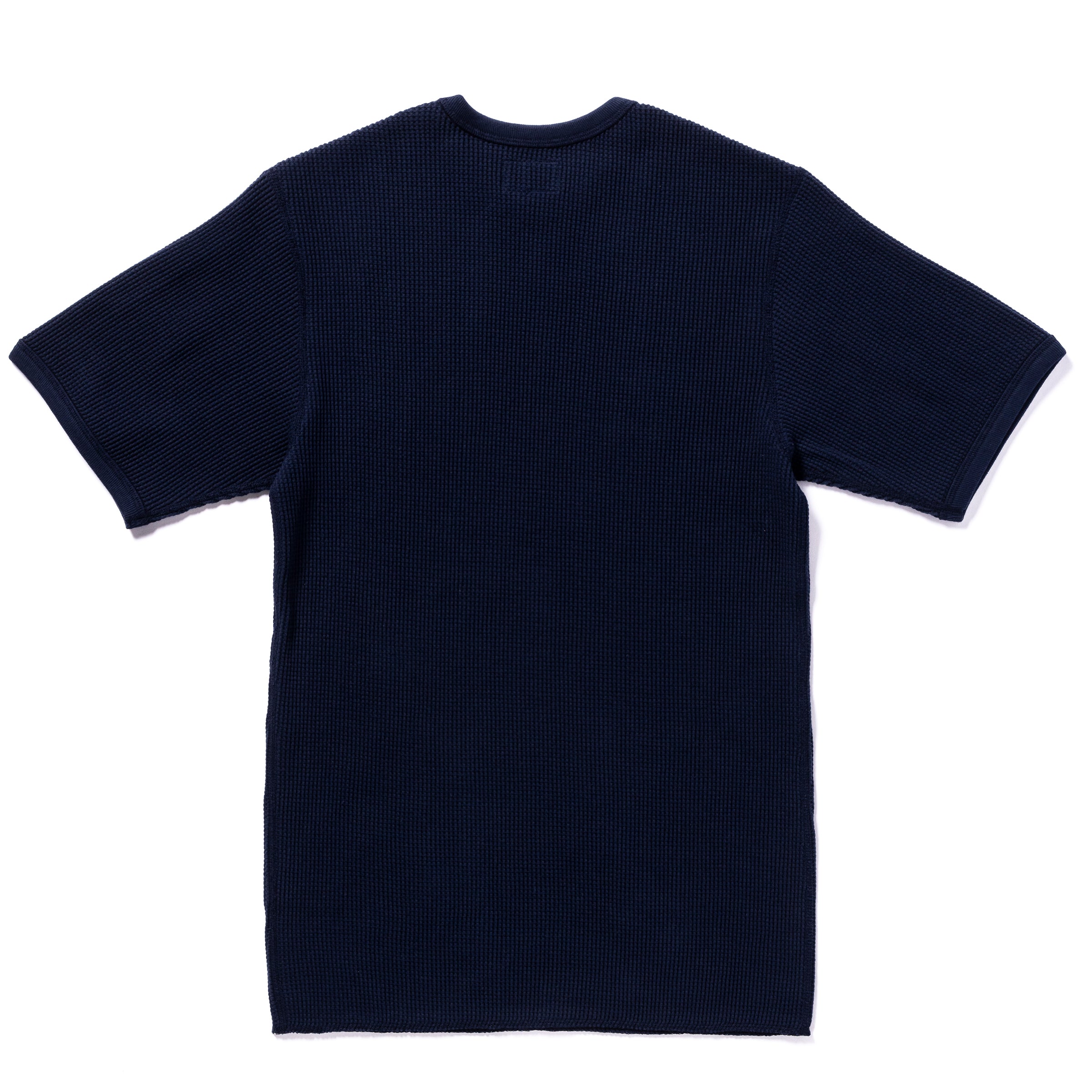 kashiko 25fw Waffle Rugby Teeトップス シズニルック Buzz Rickson Waffle-Knit Thermal Henley T-Shirt Men's Long Sleeve