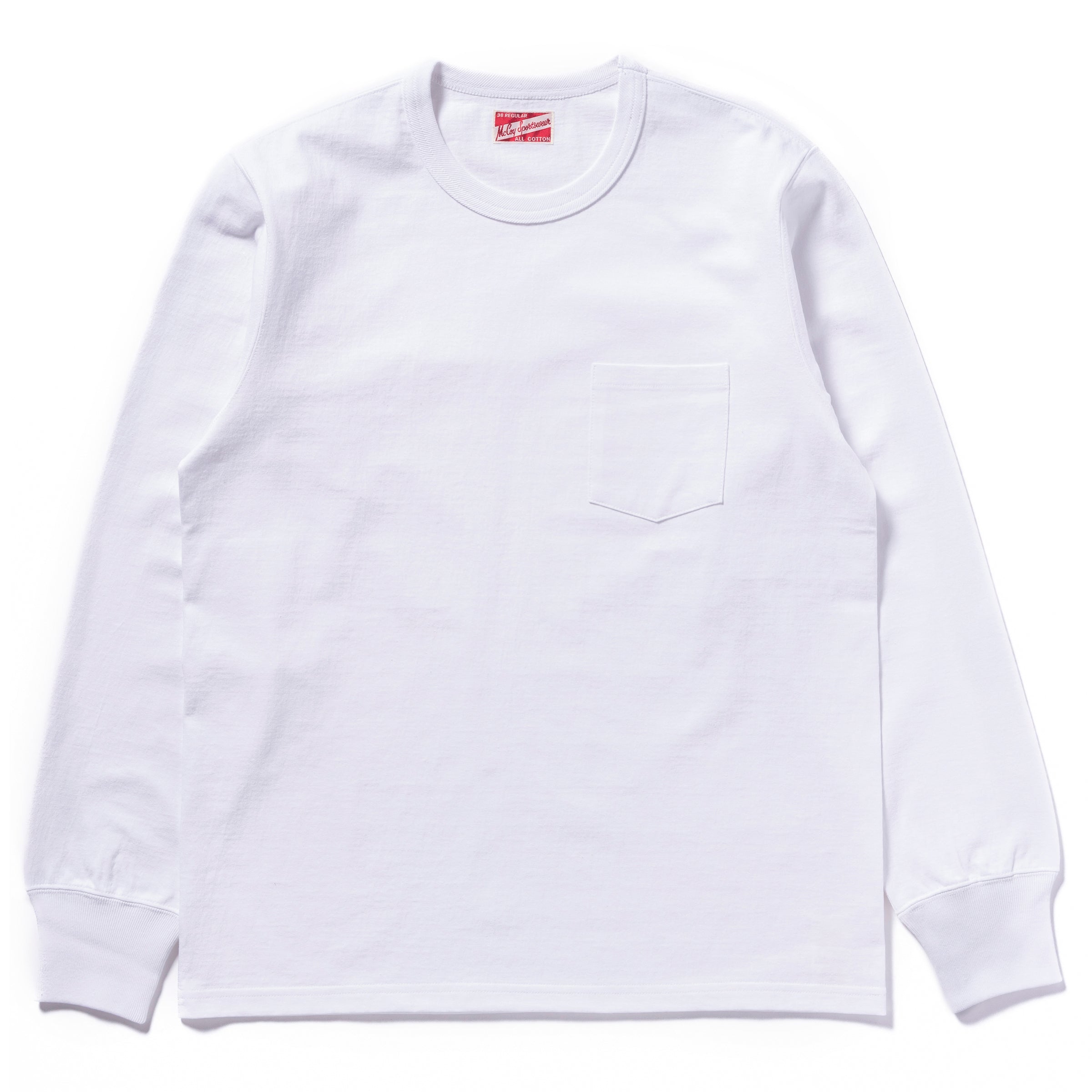 POCKET TEE L/S – The Real McCoy's
