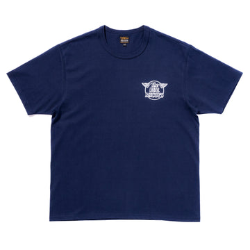 THE REAL McCOY'S LOGO TEE S/S ‘WHITE LOGO’