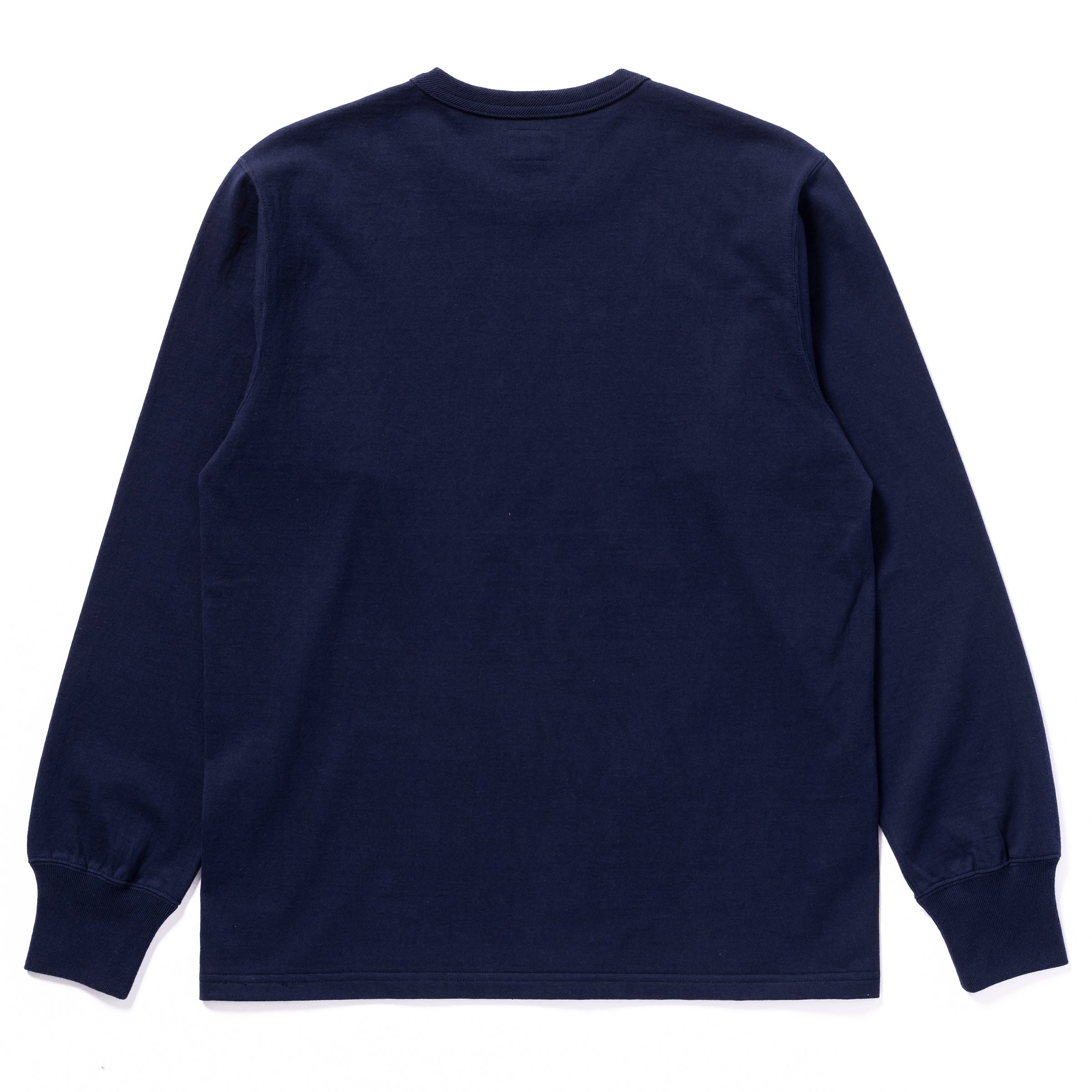 THE REAL McCOY'S LOGO TEE L/S 'WHITE LOGO' – The Real McCoy's