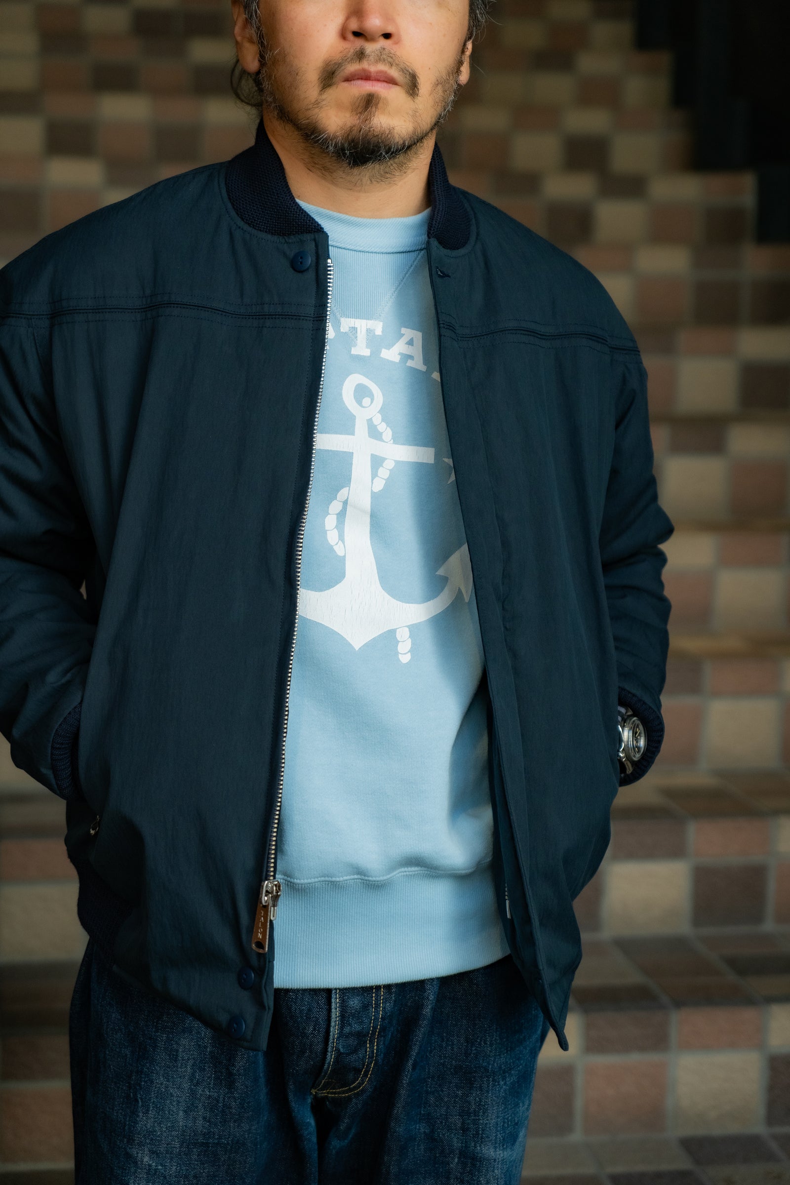 MILITARY PRINT SWEATSHIRT / CAPTAIN Gallery Image 3