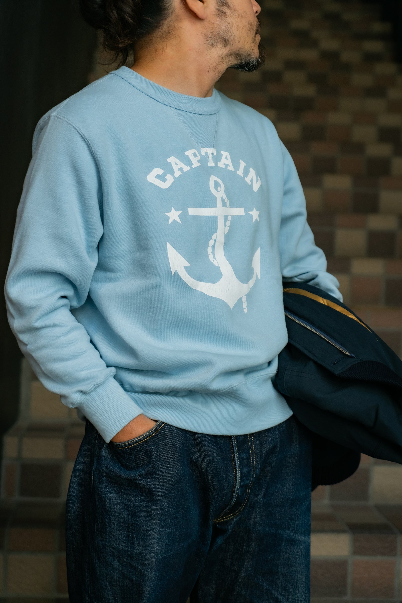 MILITARY PRINT SWEATSHIRT / CAPTAIN Gallery Image 5