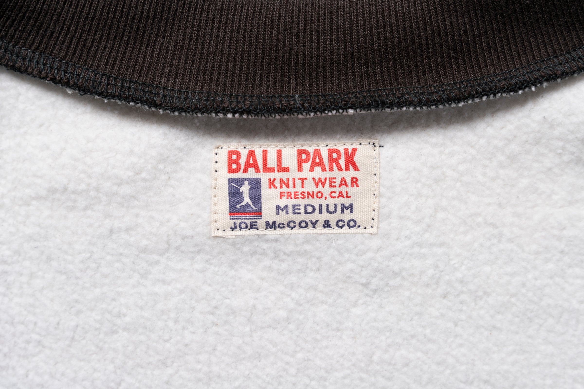 PRINTED SNOW PATTERN F/Z SWEATSHIRT – The Real McCoy's