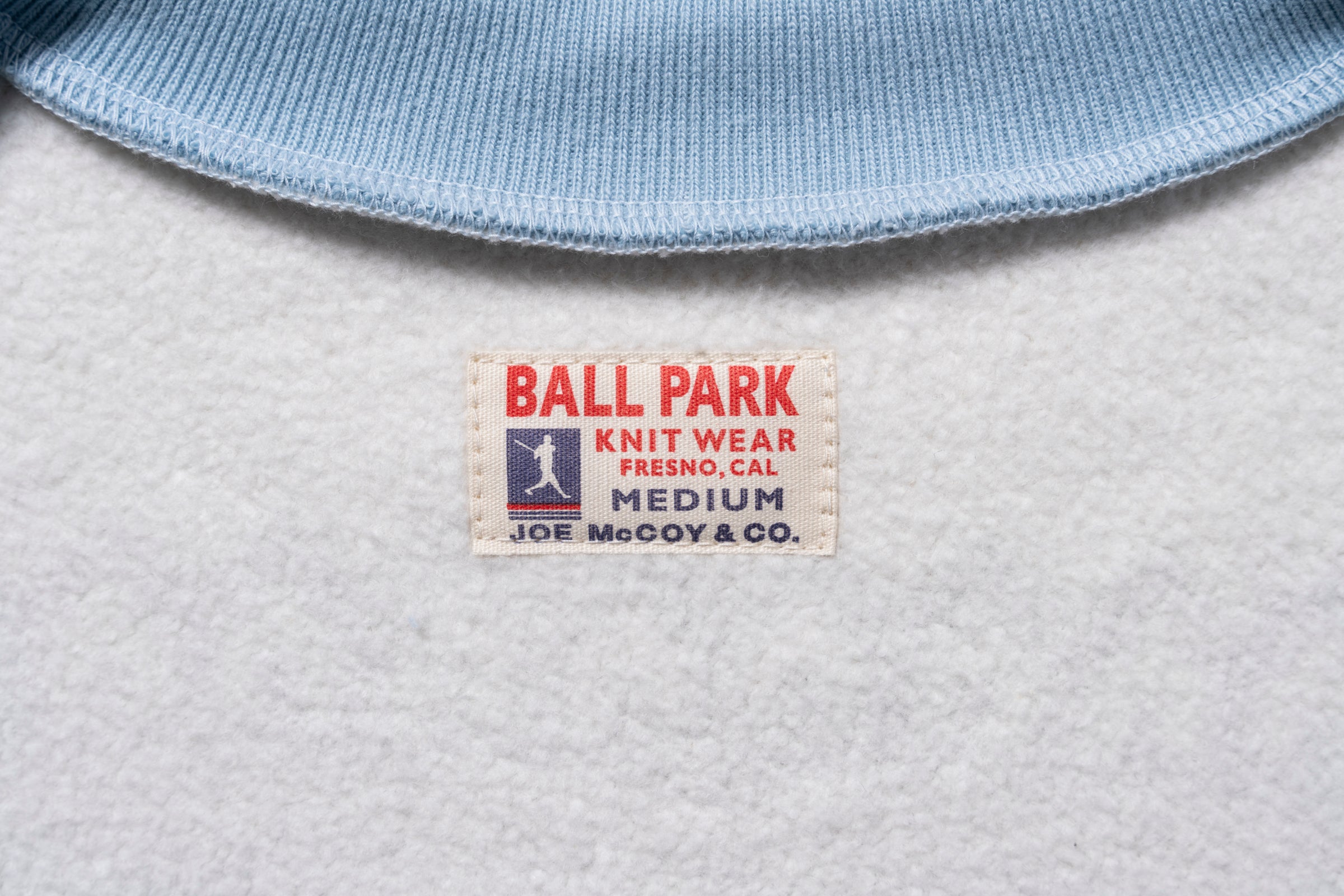 PRINTED SNOW PATTERN F/Z SWEATSHIRT – The Real McCoy's