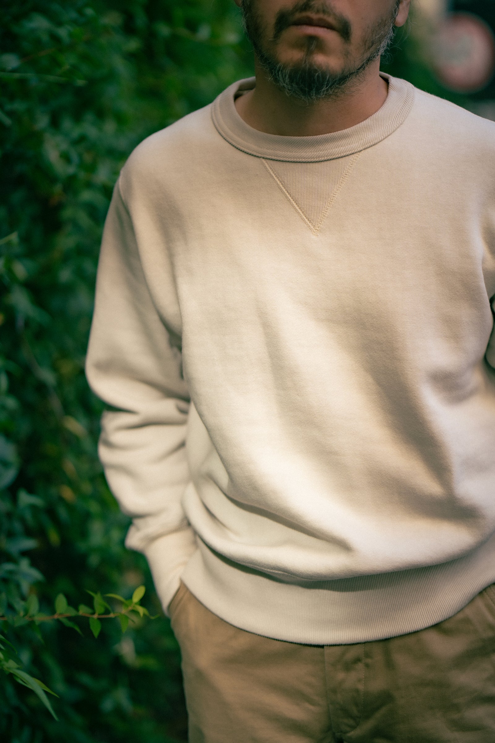 10 OZ. LOOPWHEEL CREWNECK SWEATSHIRT Gallery Image 2