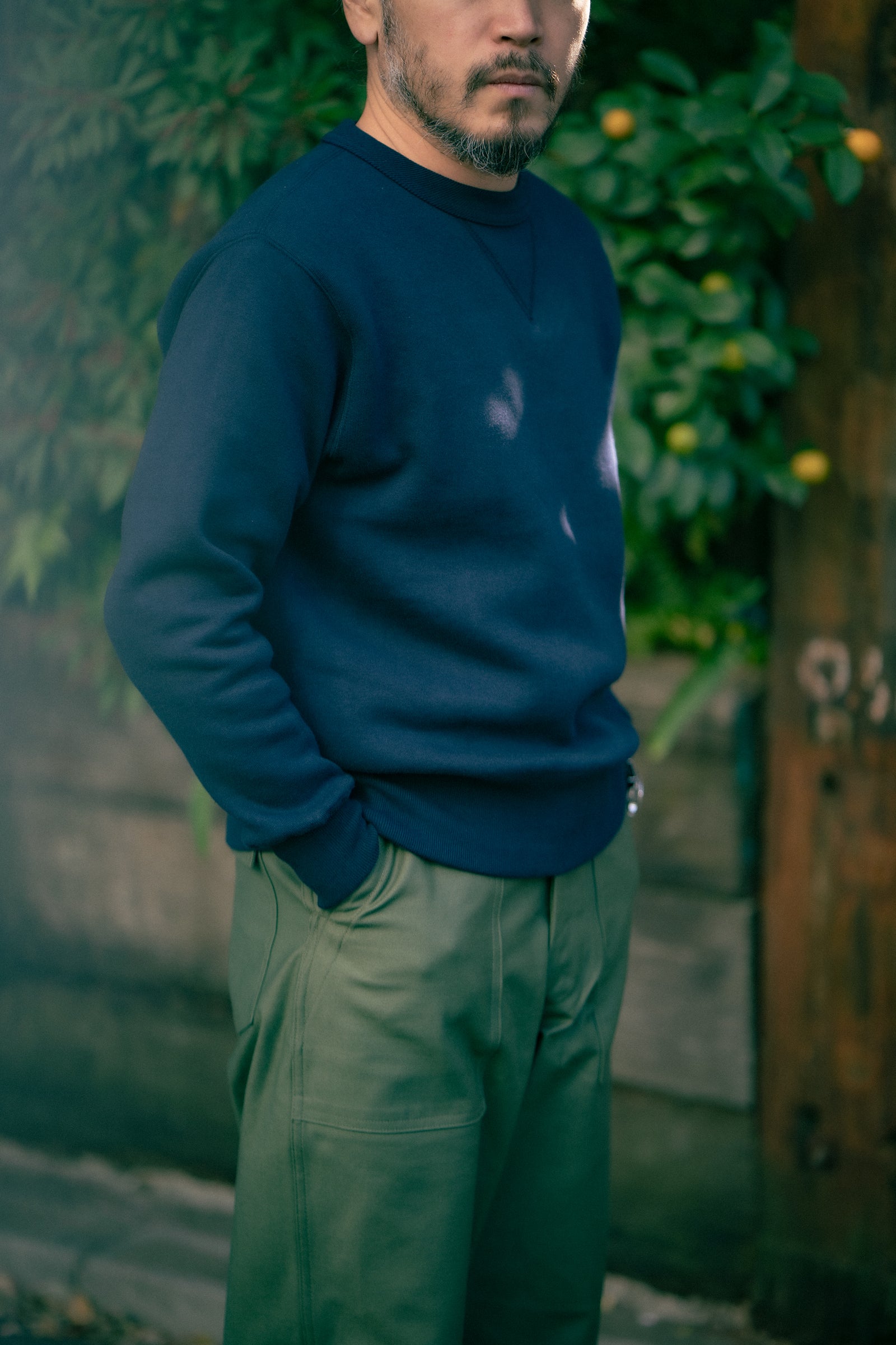 10 OZ. LOOPWHEEL CREWNECK SWEATSHIRT Gallery Image 1