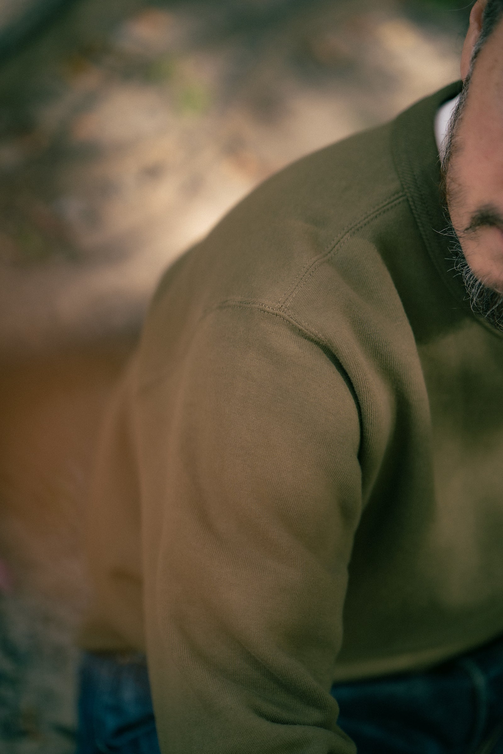 10 OZ. LOOPWHEEL CREWNECK SWEATSHIRT Gallery Image 3