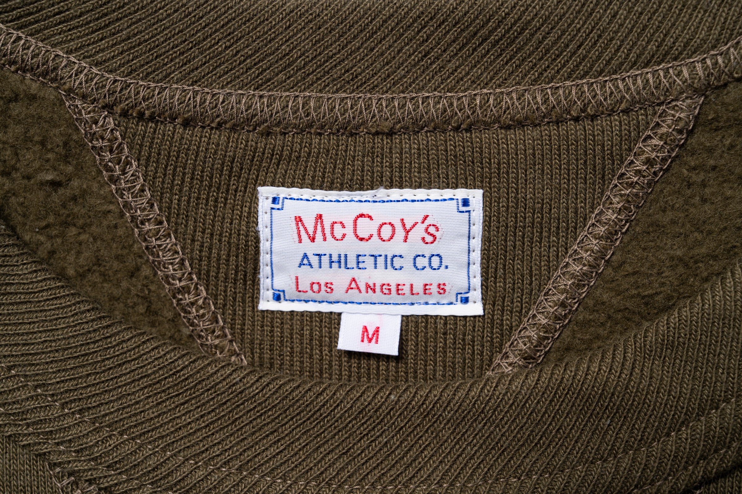 10 OZ. LOOPWHEEL CREWNECK SWEATSHIRT – The Real McCoy's